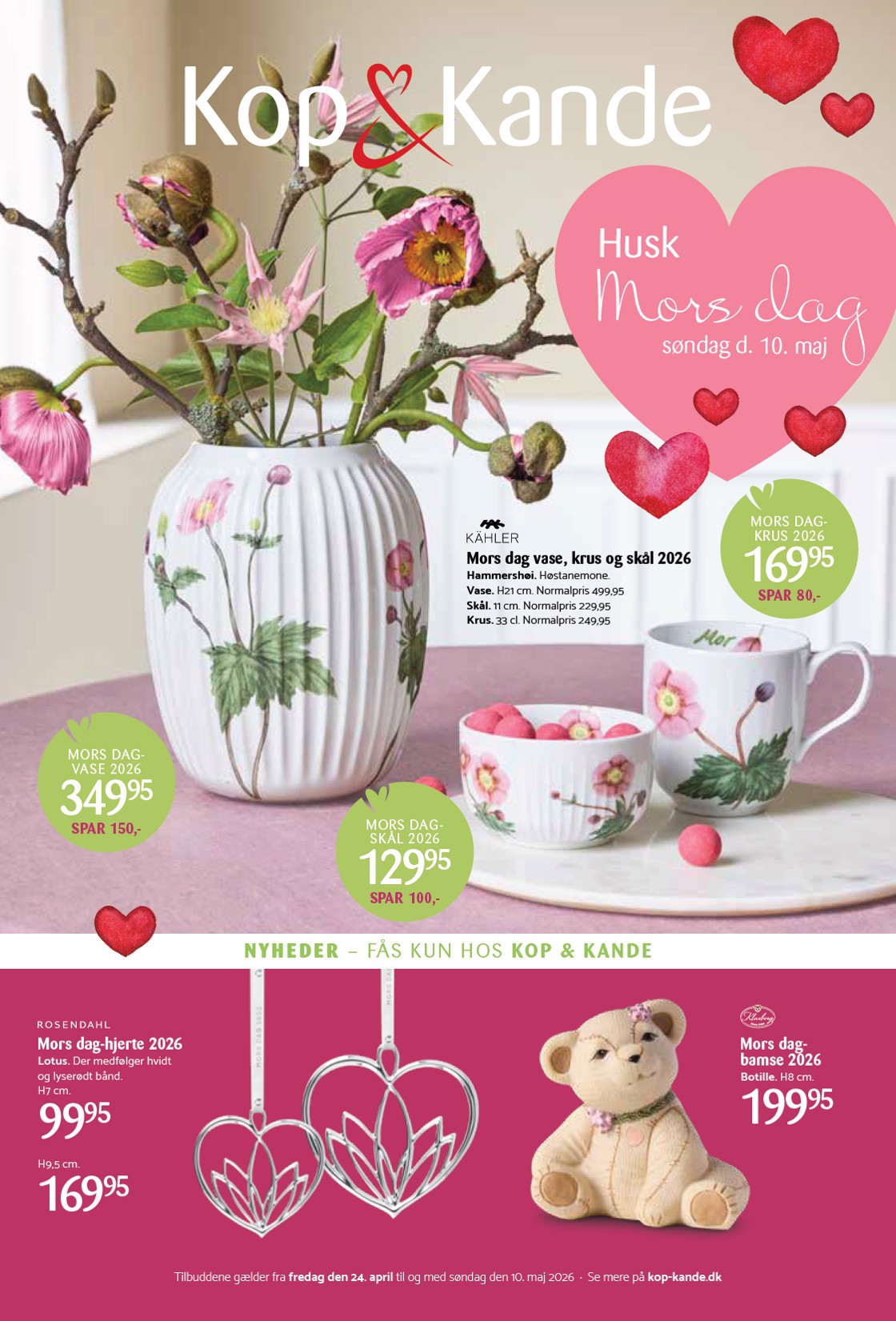 Aktuel Kop&Kande - Mors Dag katalog gyldig fra fredag 24.04.2026 til søndag 10.05.2026