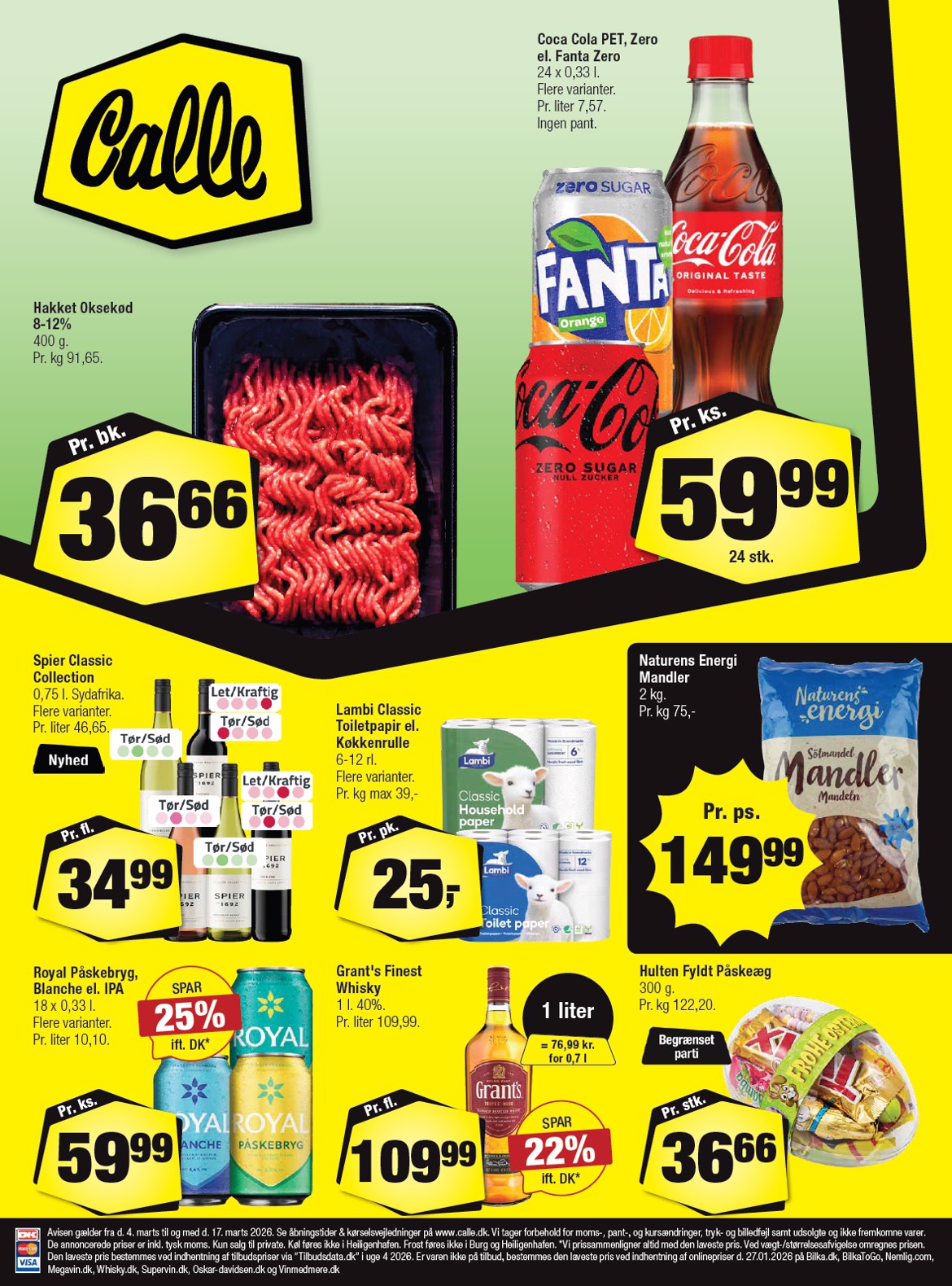 Calle tilbudsavis gyldig fra 04.03.2026 til 17.03.2026