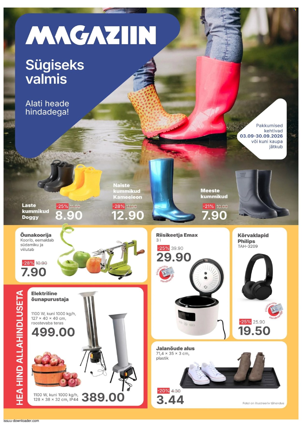 Magaziin kliendileht (3.09 - 30.09.2026)