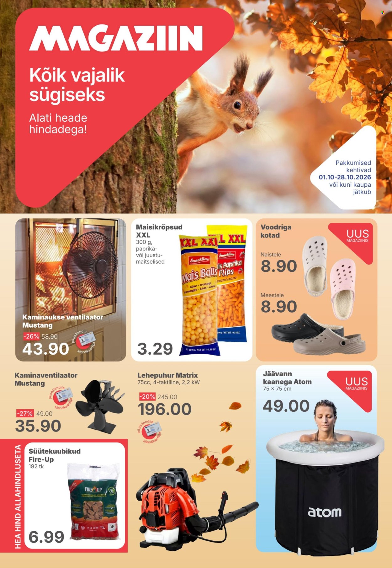 Magaziin kliendileht (1.10 - 28.10.2026)