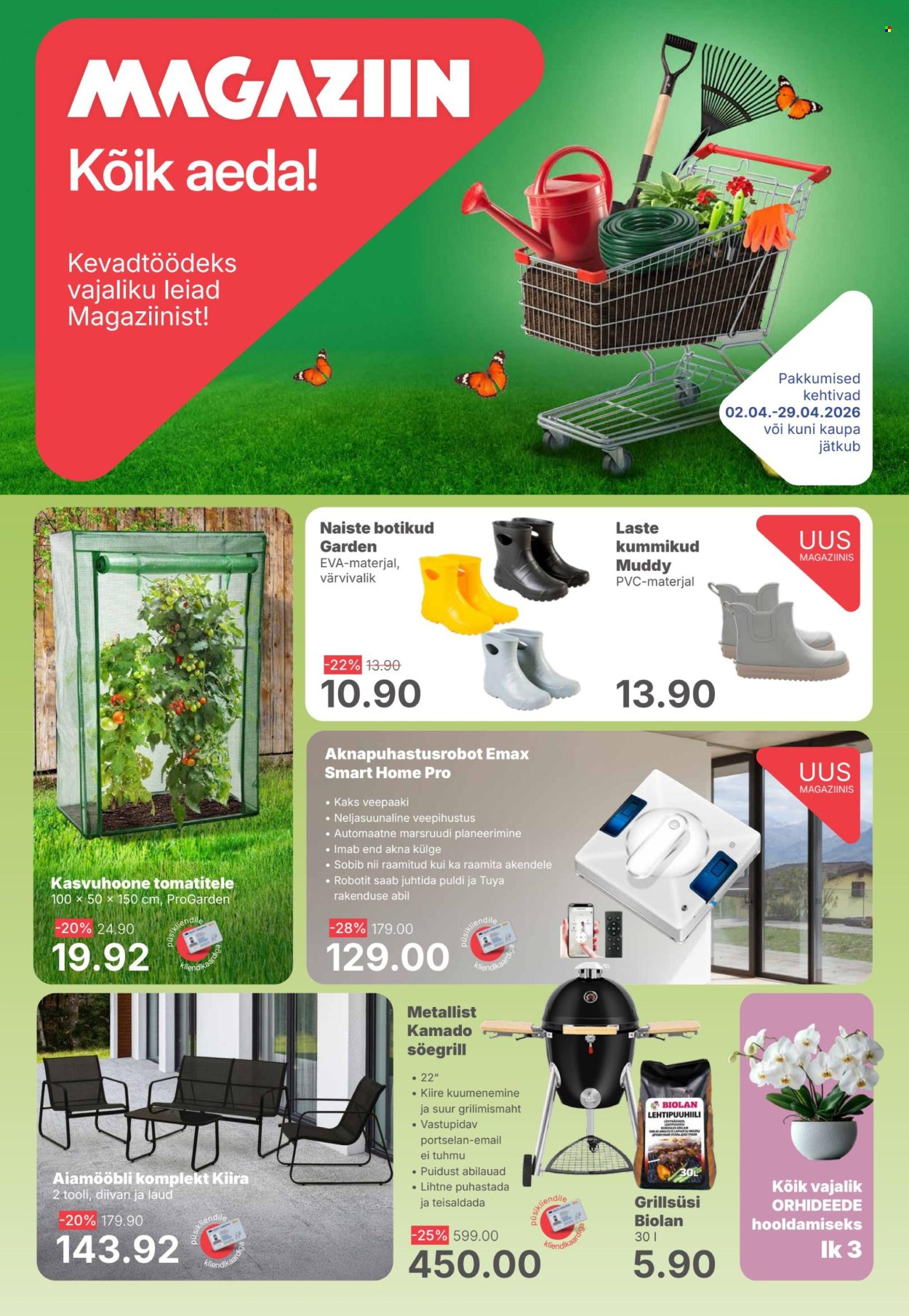 Magaziin kliendileht - Aprillikuu oodatud pakkumised (2.04 - 29.04.2026)