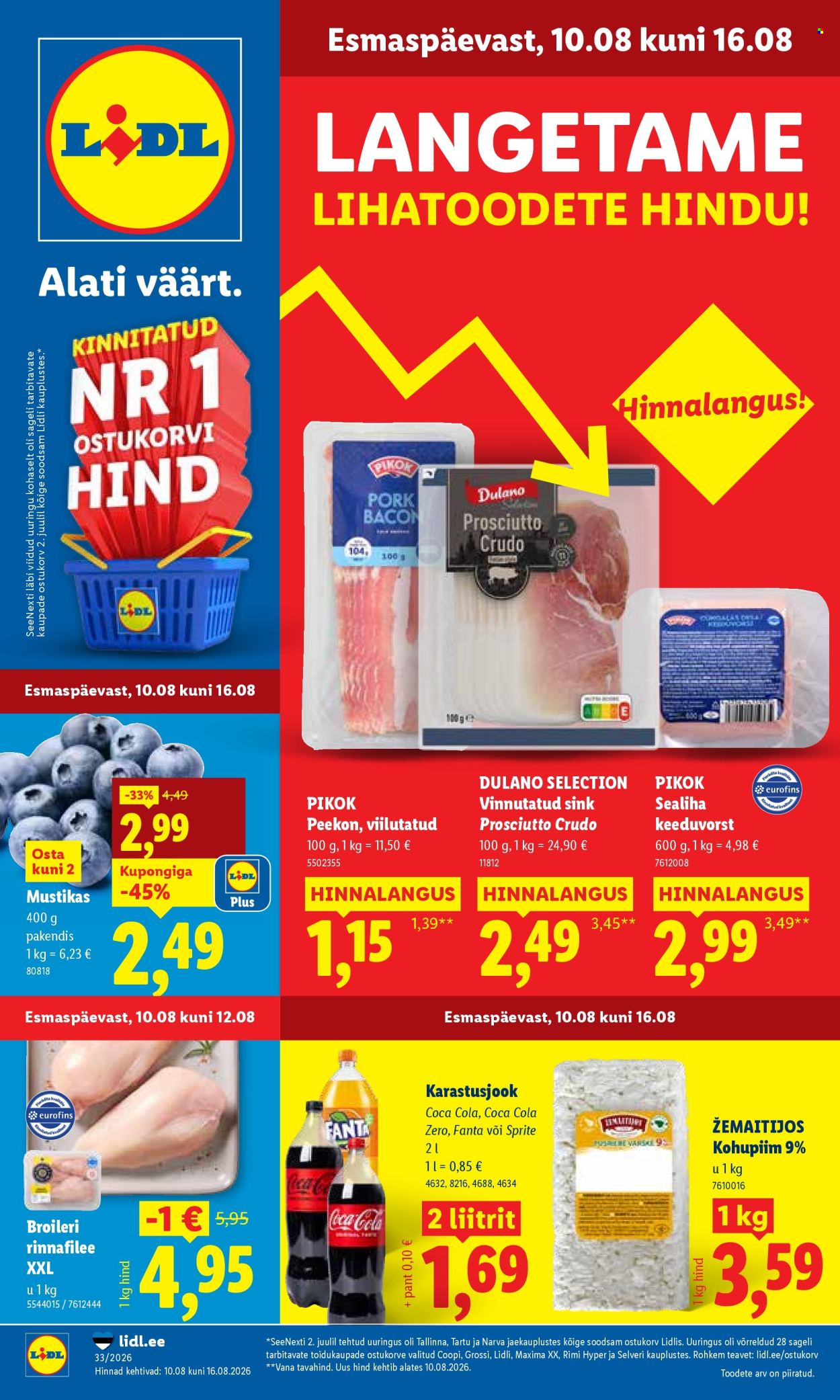 Lidl kliendileht (10.08 - 16.08.2026)