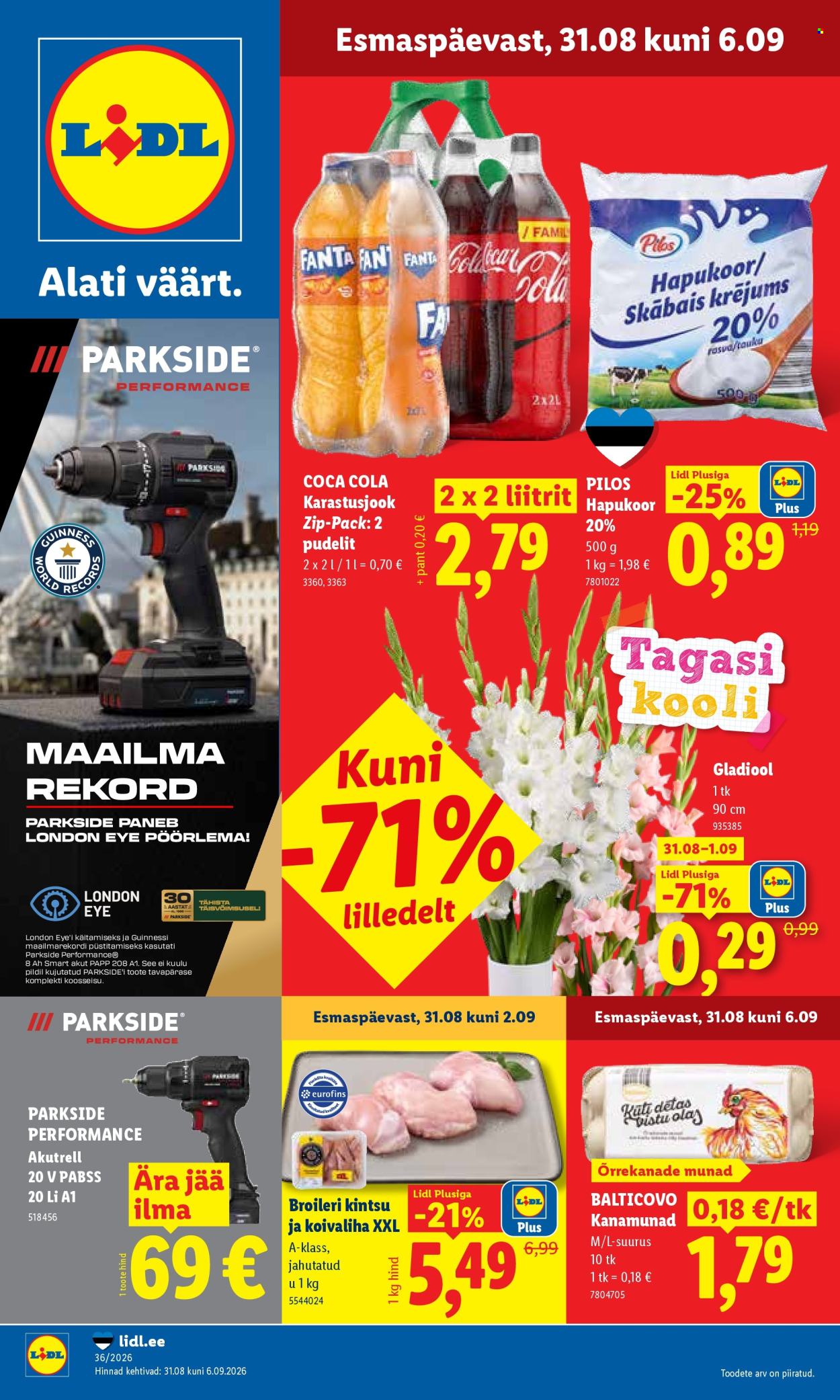 Lidl kliendileht (31.08 - 6.09.2026)