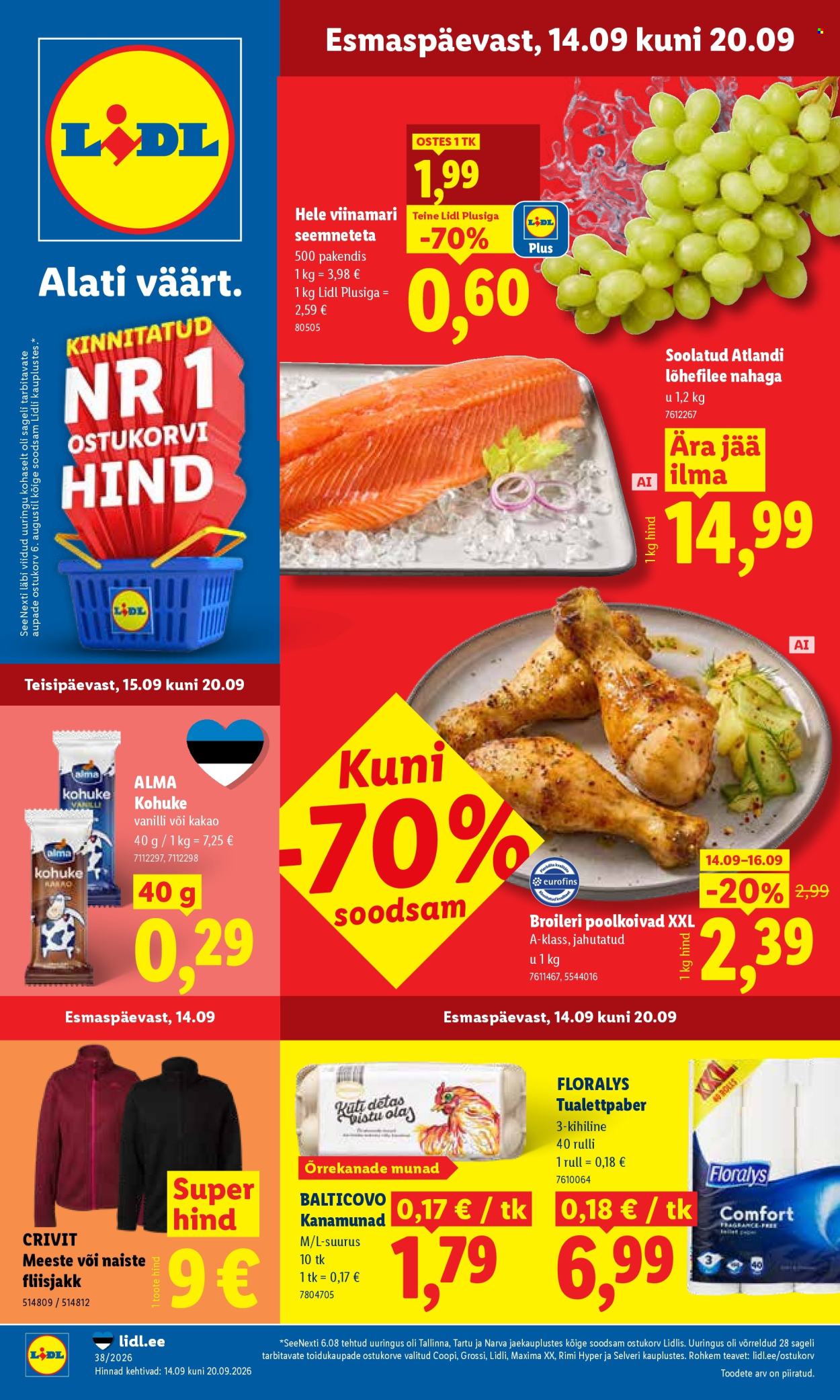Lidl kliendileht (14.09 - 20.09.2026)