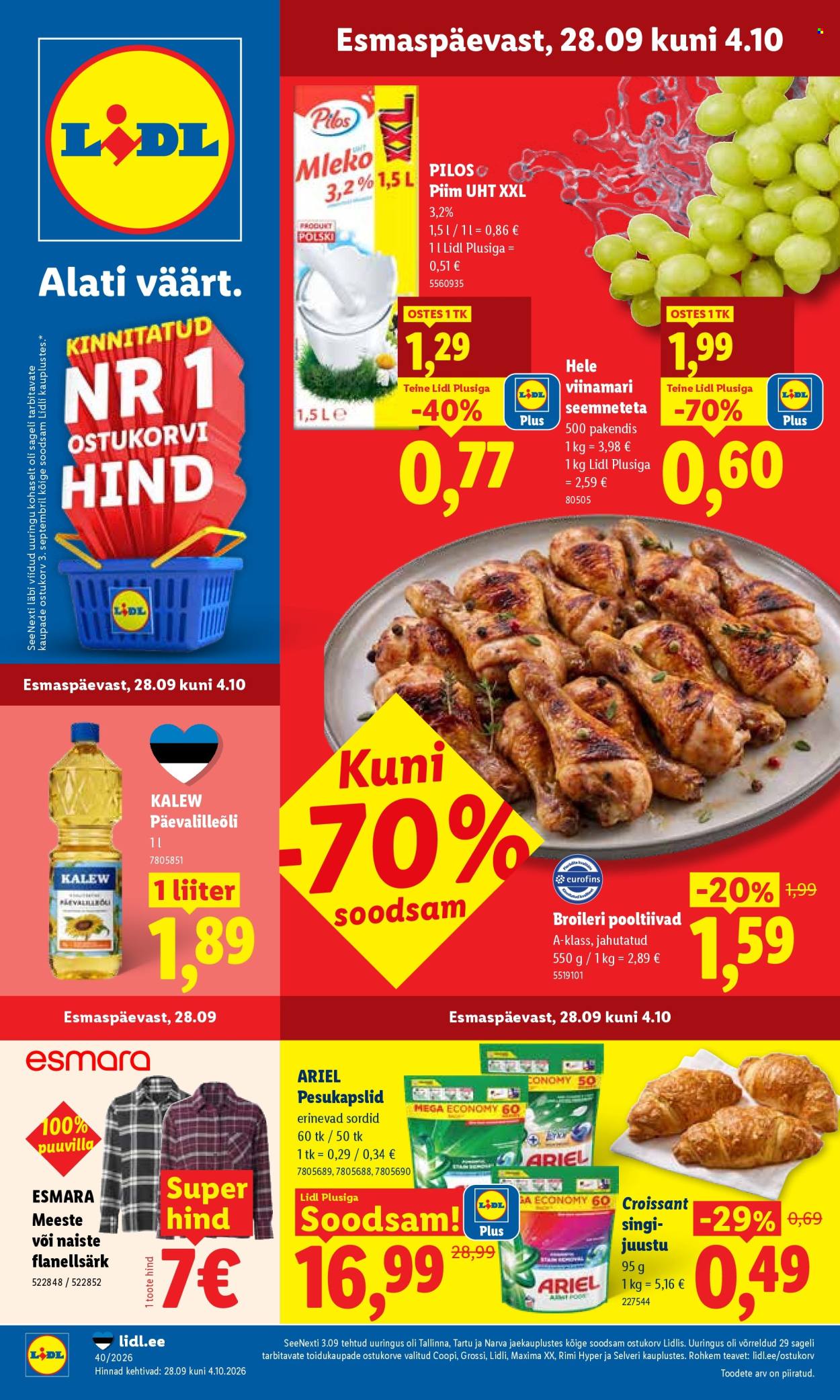Lidl kliendileht (28.09 - 4.10.2026)