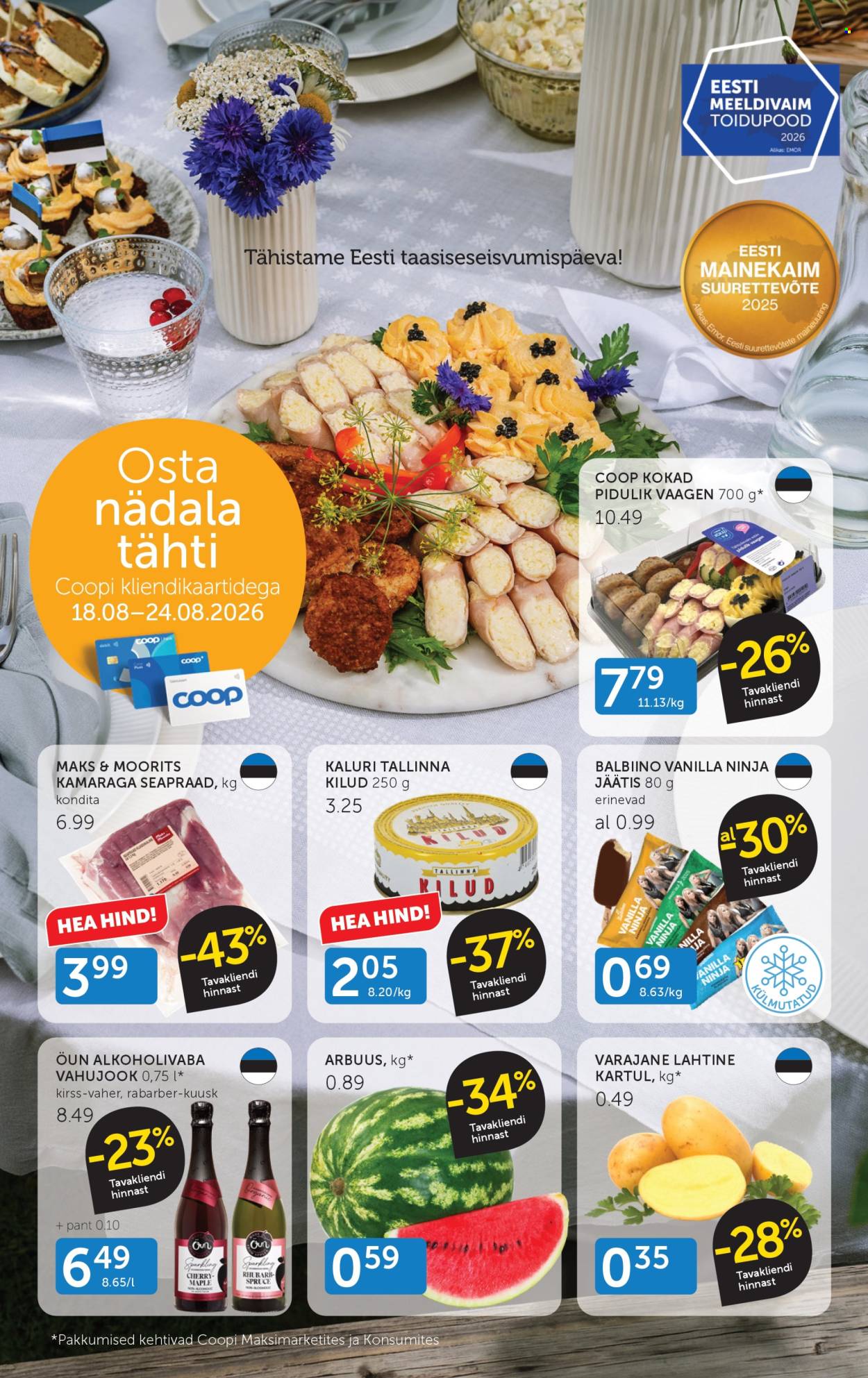 Coop kliendileht (18.08 - 24.08.2026)