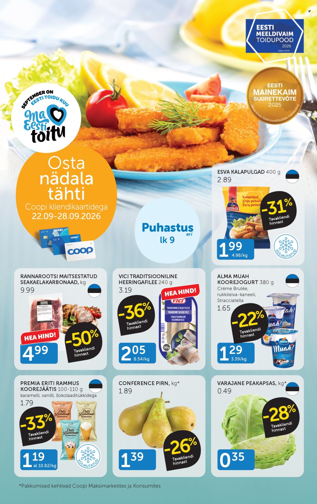 Coop kliendileht (22.09 - 28.09.2026)