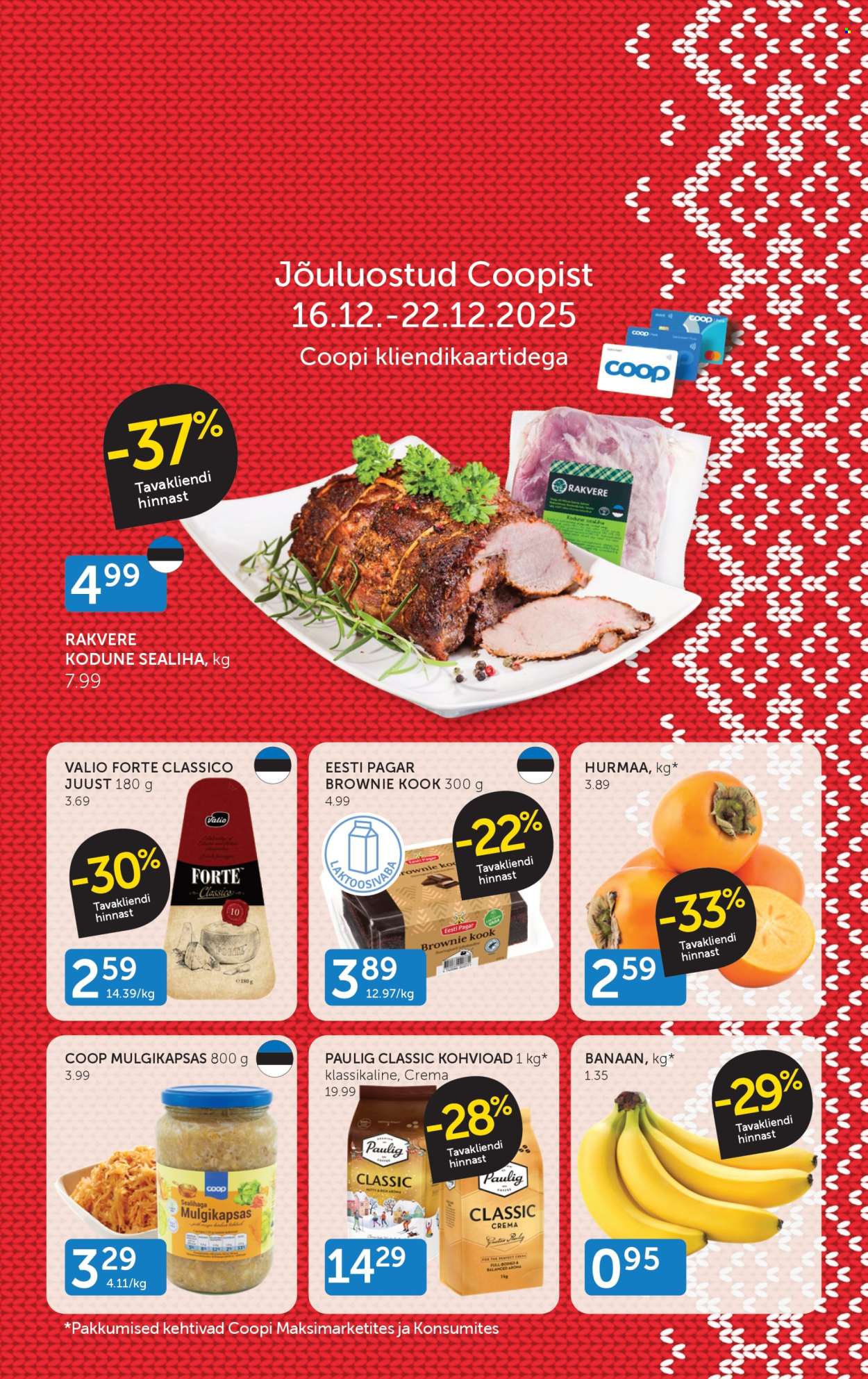 Tutvu LIDL, Coop, ja Selveri parimate jõulupakkumistega: tööpingid, sealiha ja kirss-tomatid - 17. detsember 2025 uusimad soodustused.
