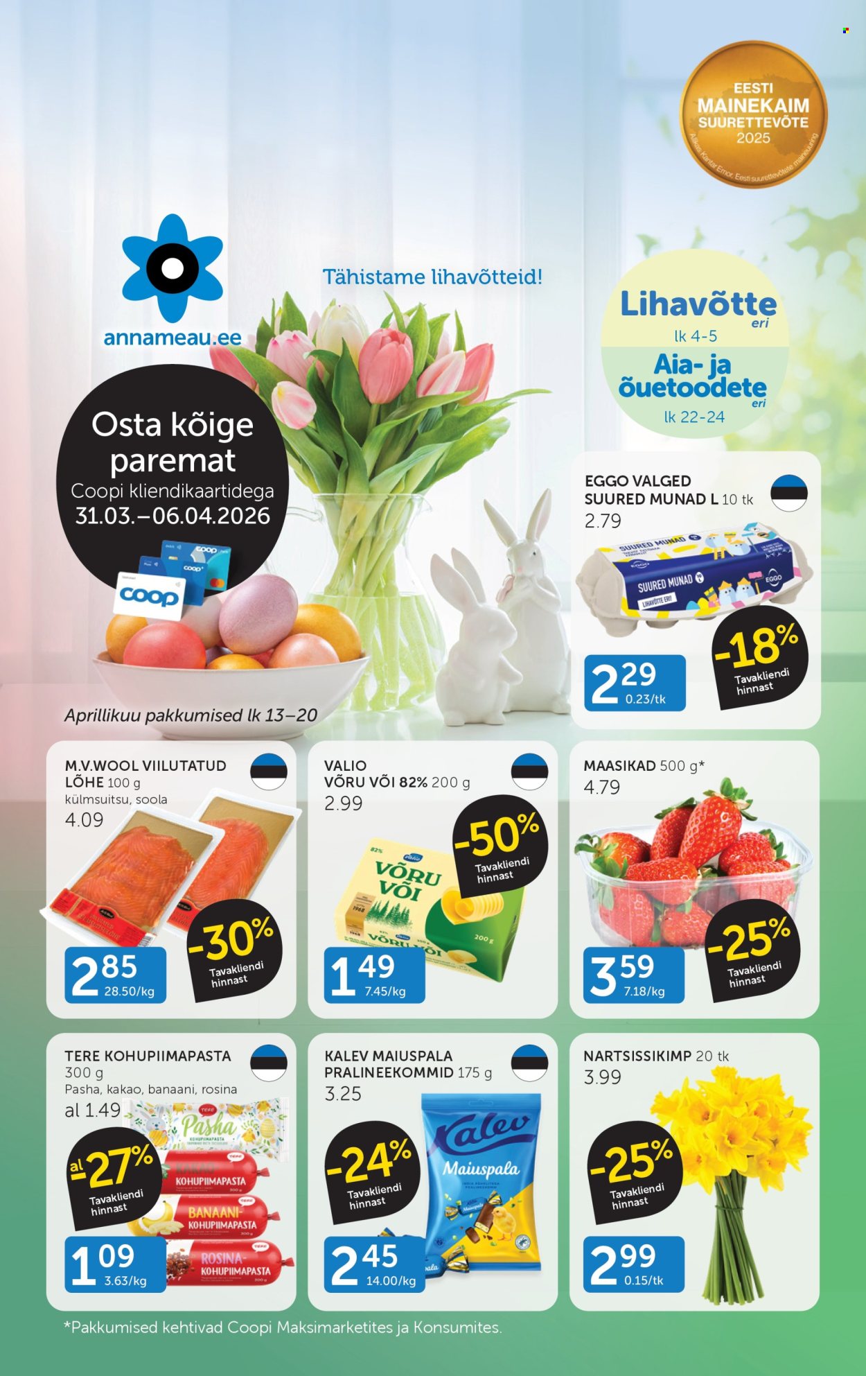 Coop kliendileht (31.03 - 6.04.2026)