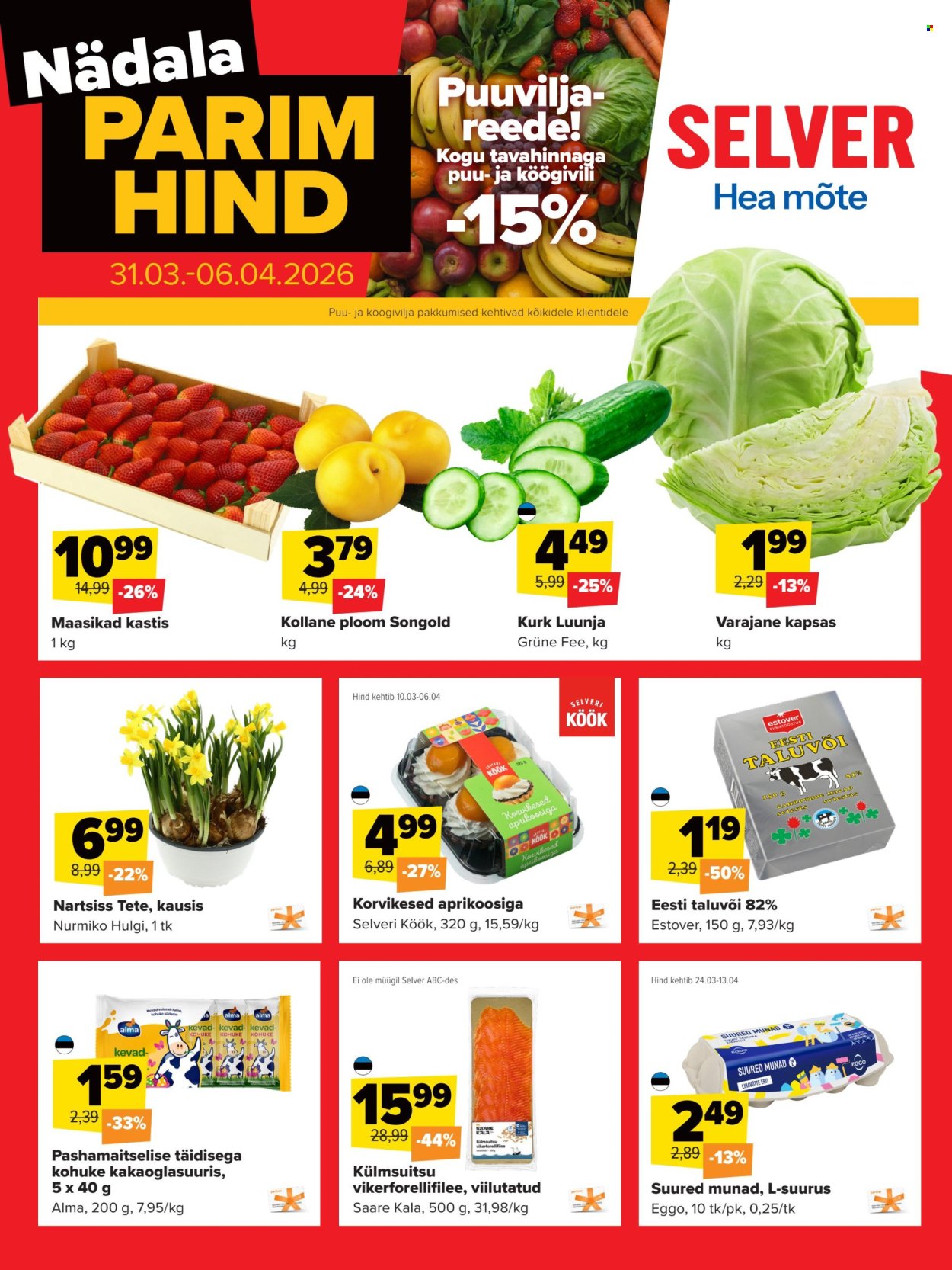 Selver kliendileht - Nädala parim hind (31.03 - 6.04.2026)
