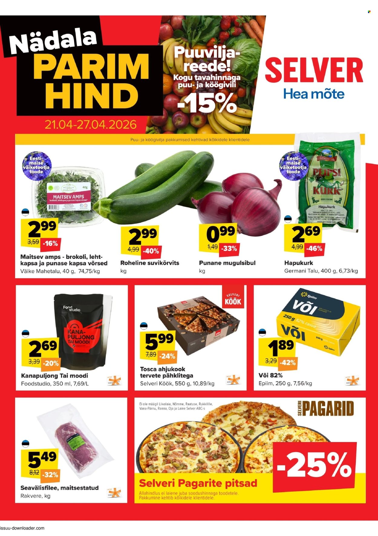Selver kliendileht - Nädala parim hind (21.04 - 27.04.2026)