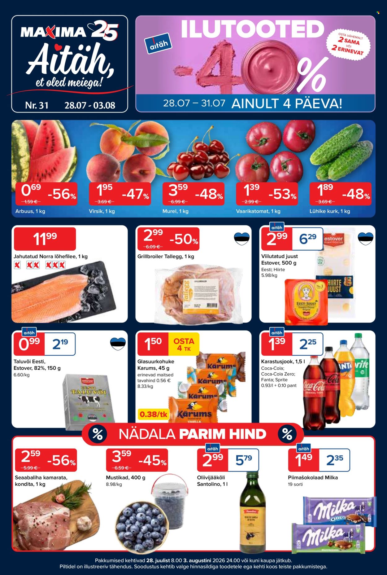 Maxima kliendileht (28.07 - 3.08.2026)