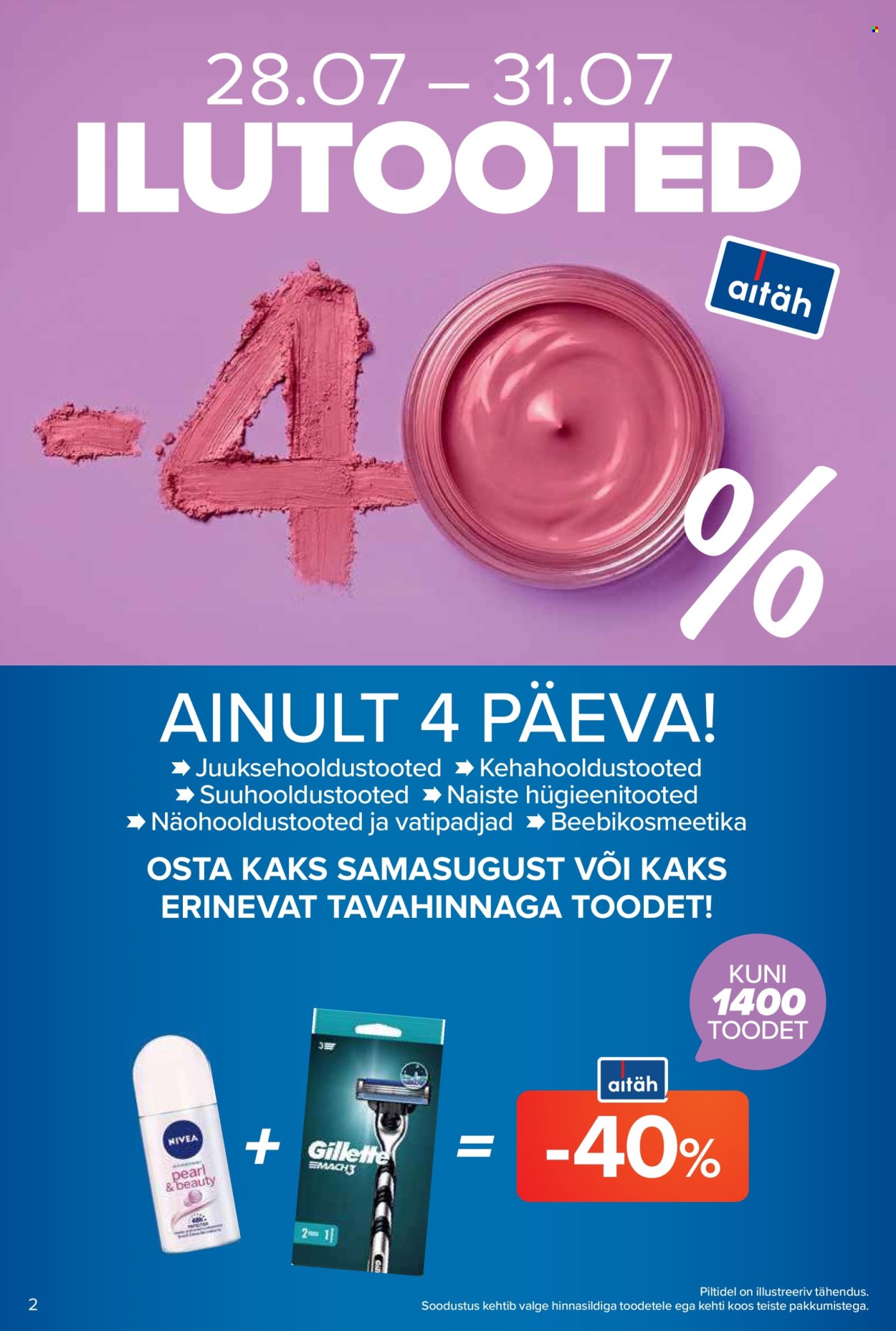 Maxima kliendileht - Ilutooted -40% (28.07 - 31.07.2026)