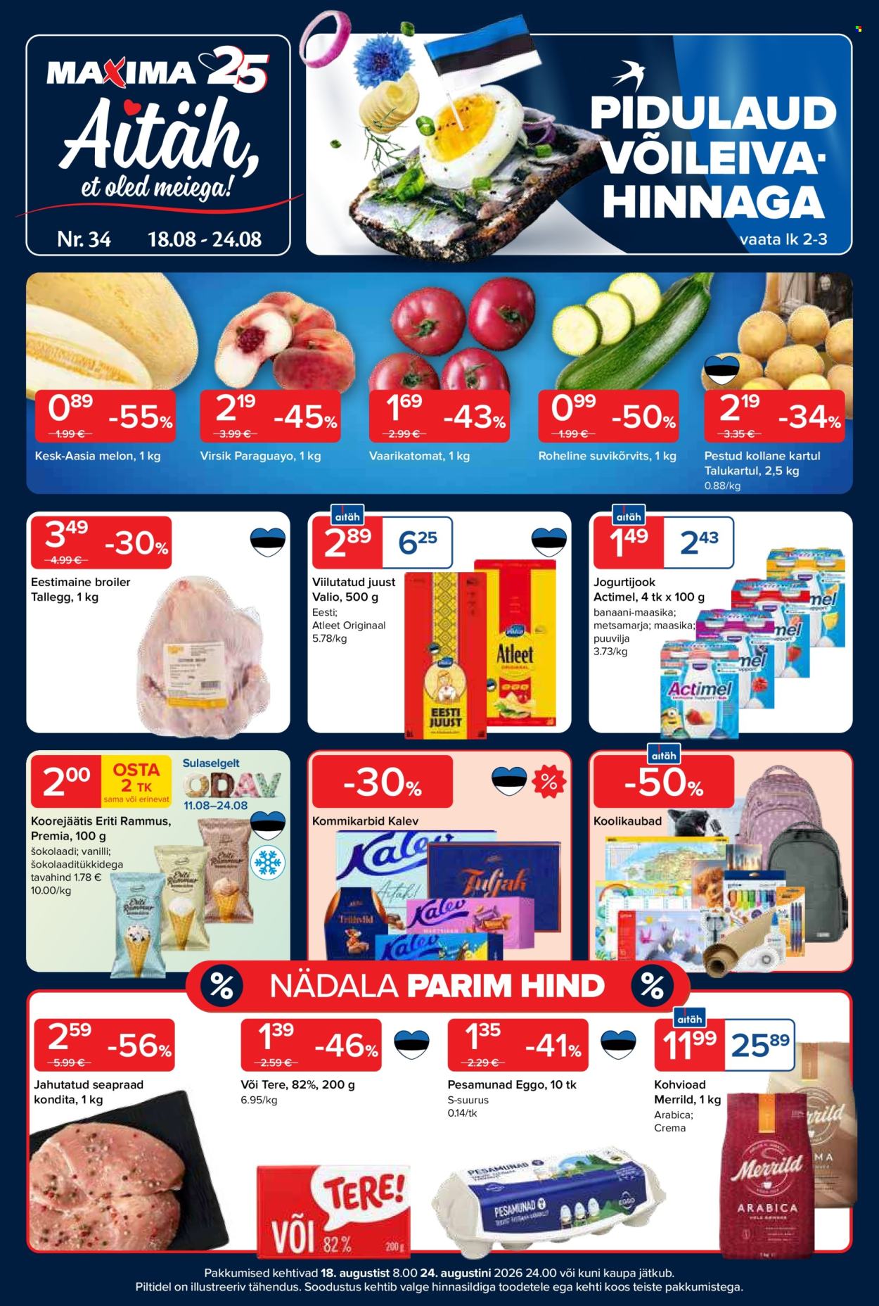Maxima kliendileht (18.08 - 24.08.2026)