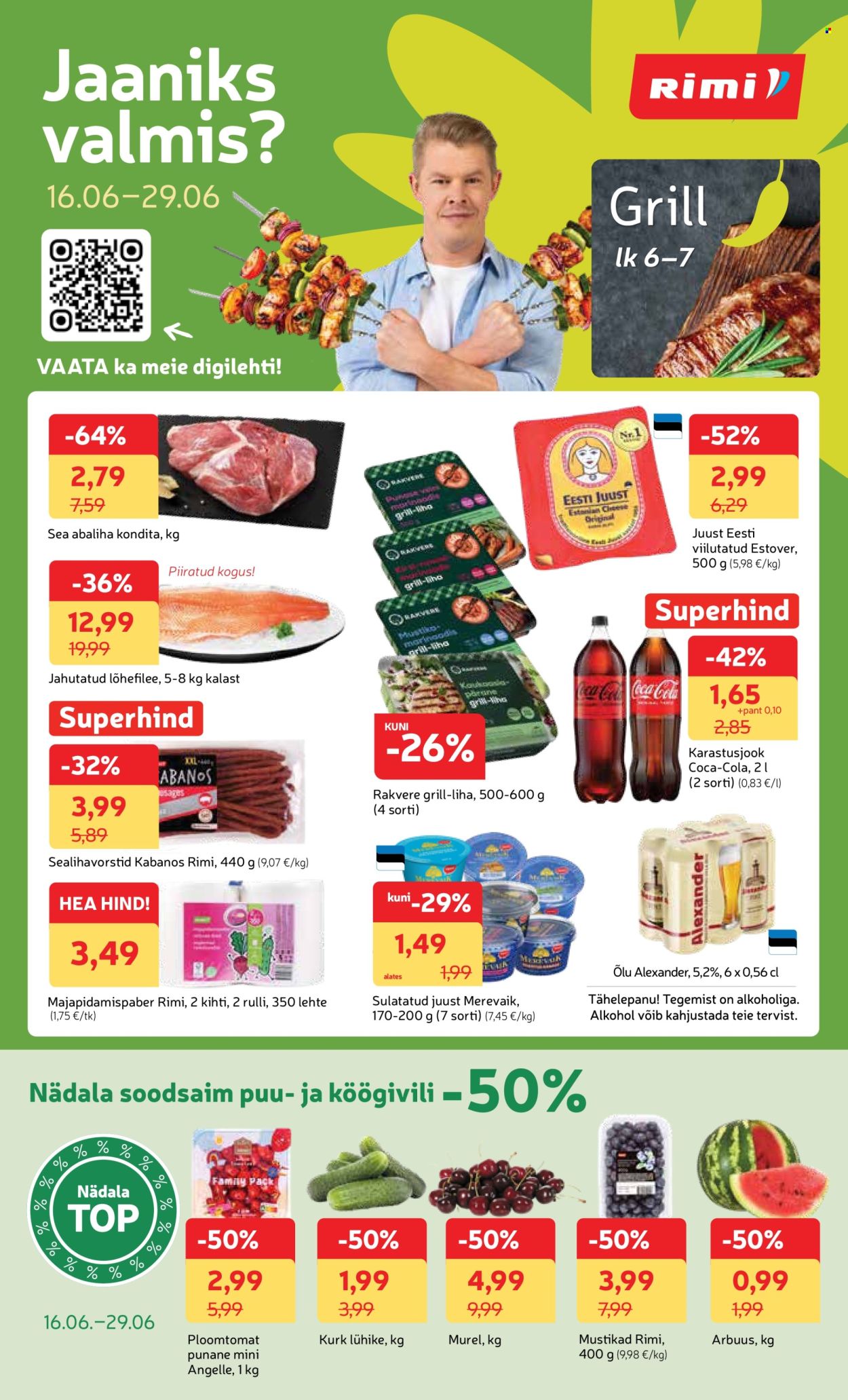 Rimi kliendileht (16.06 - 29.06.2026)