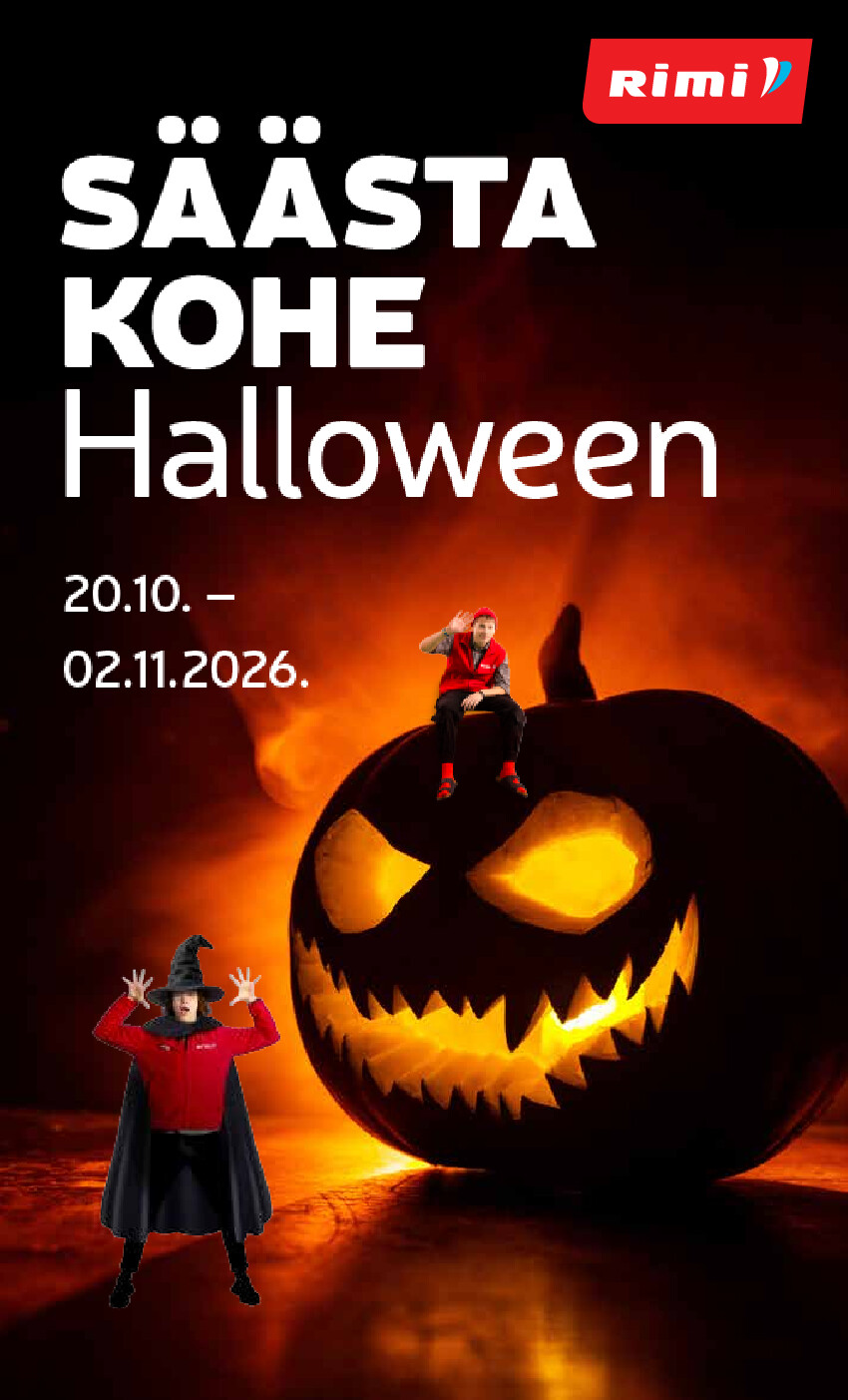Rimi Halloweenikataloog (2026-10-20 - 2026-11-02)