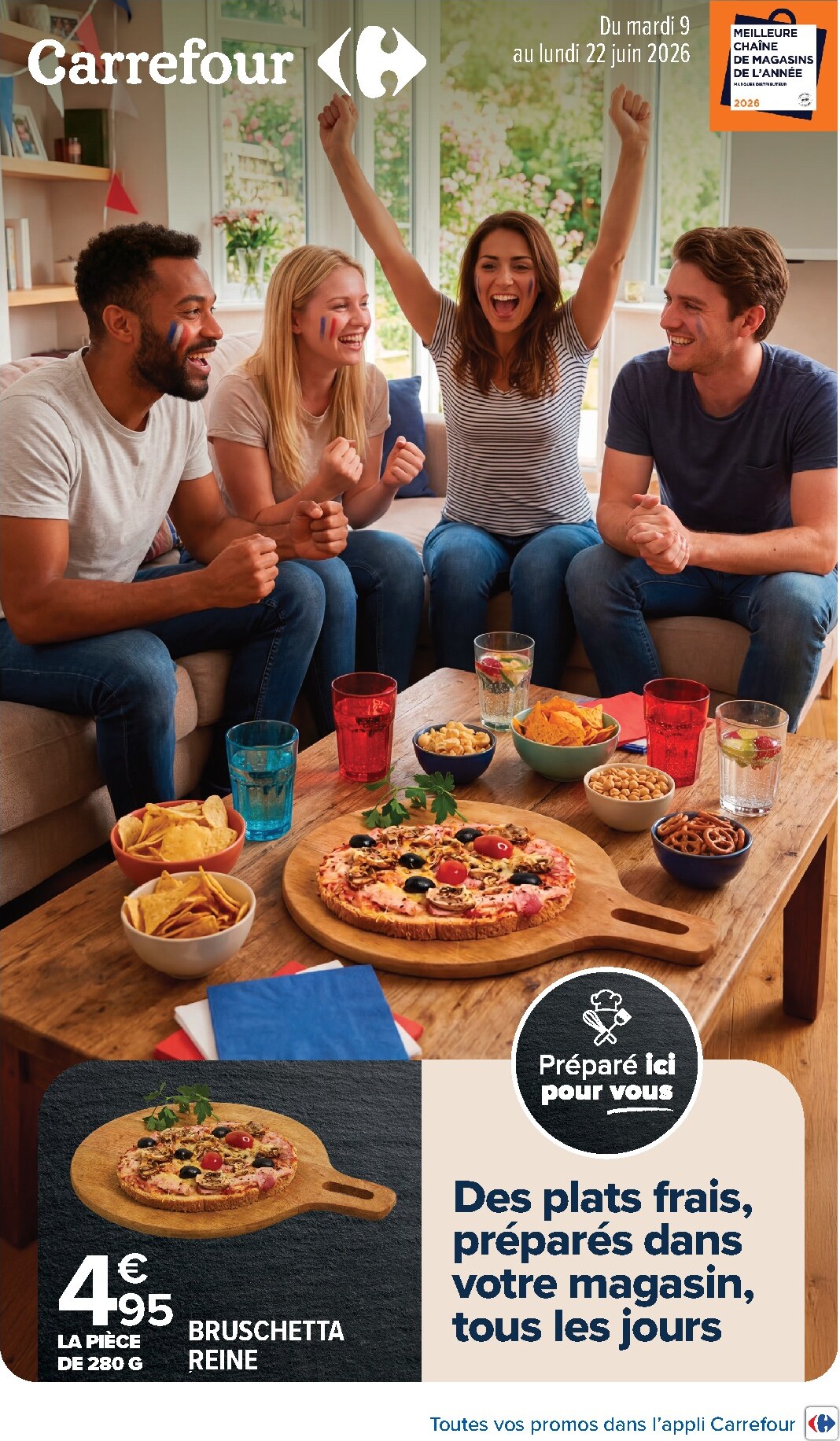 Flyer Carrefour - Préparé Ici Pour Vous pour la semaine prochaine du du mardi 09/06/2026 au du lundi 22/06/2026