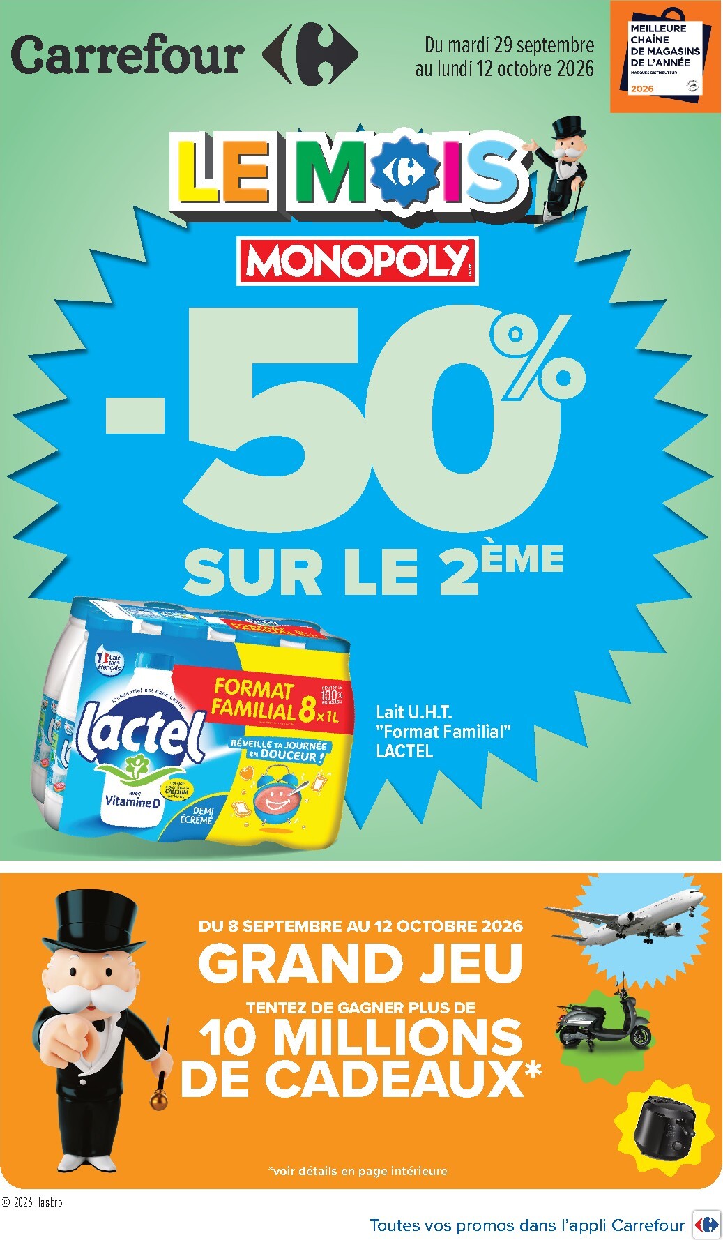 Flyer Carrefour pour la semaine prochaine du du mardi 29/09/2026 au du lundi 12/10/2026
