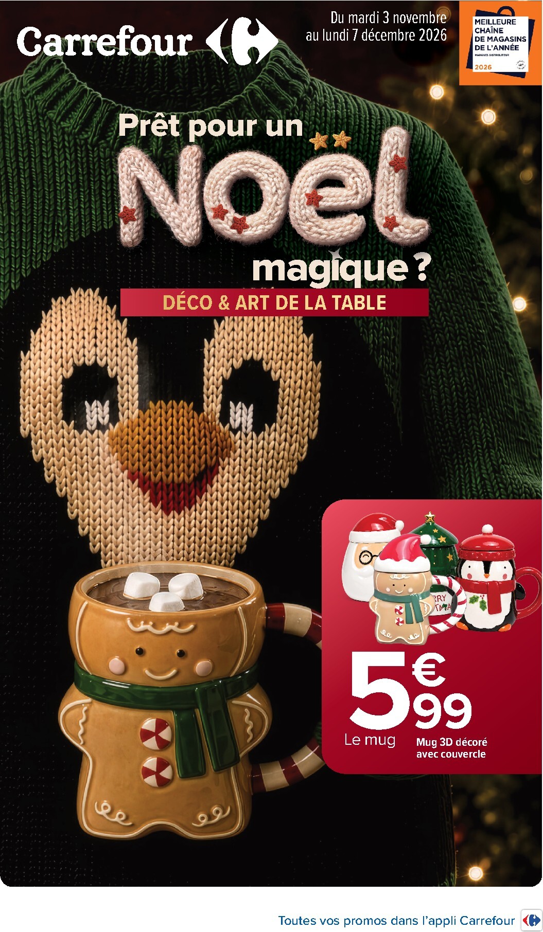 Flyer Carrefour - La Maison pour la semaine prochaine du du mardi 03/11/2026 au du lundi 07/12/2026
