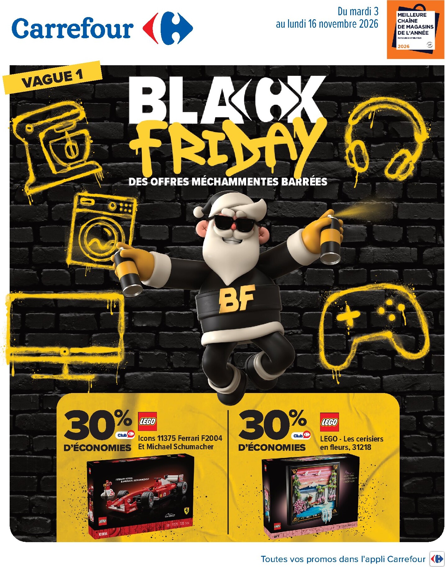 Flyer Carrefour - Black Friday pour la semaine prochaine du du mardi 03/11/2026 au du lundi 16/11/2026