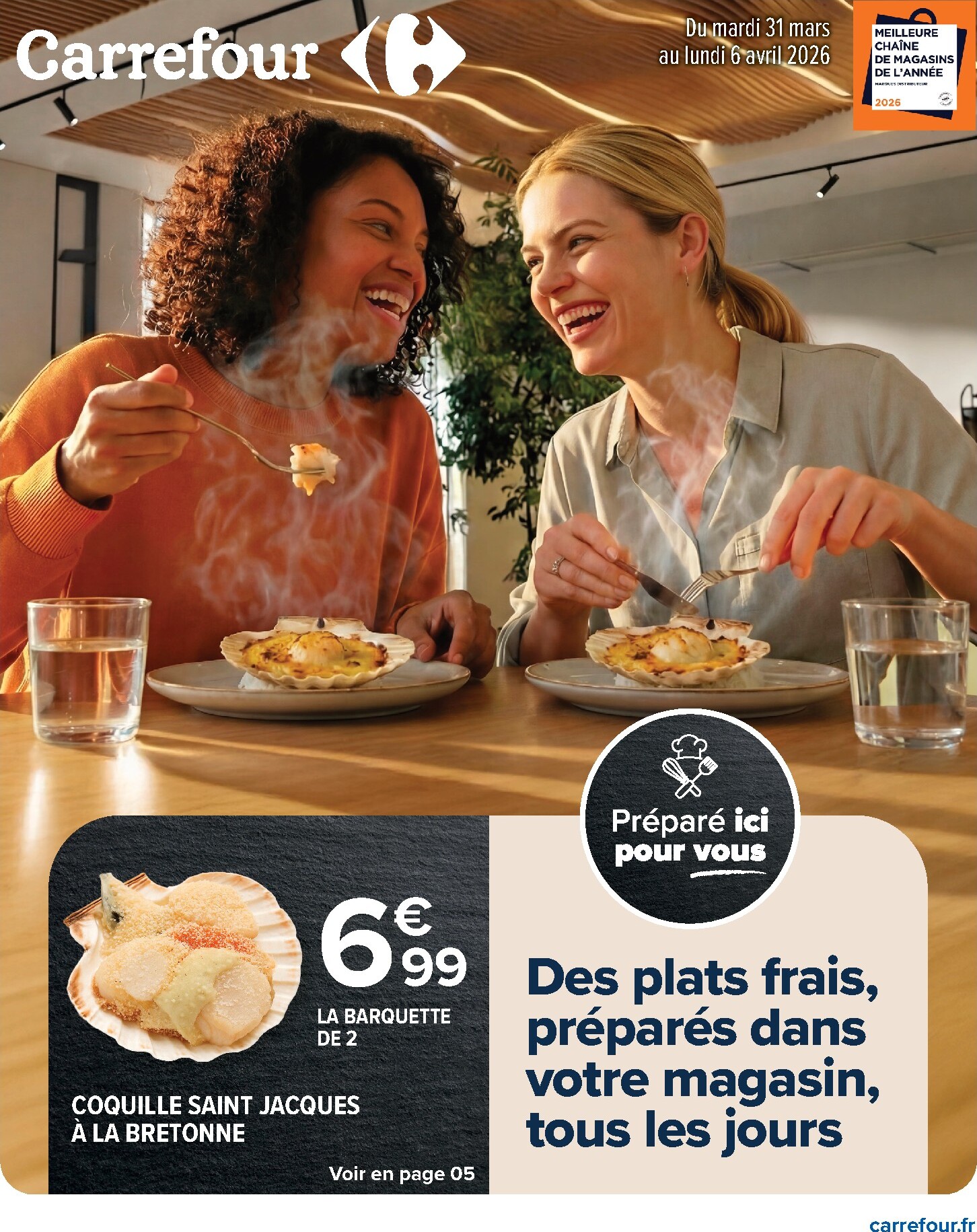 Catalogue Carrefour - Préparé ici pour vous valable du 31/03/2026 au 06/04/2026