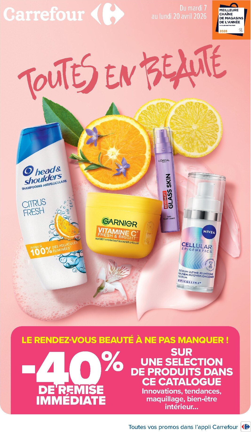 Catalogue Carrefour - Toutes en Beauté valable du 07/04/2026 au 20/04/2026