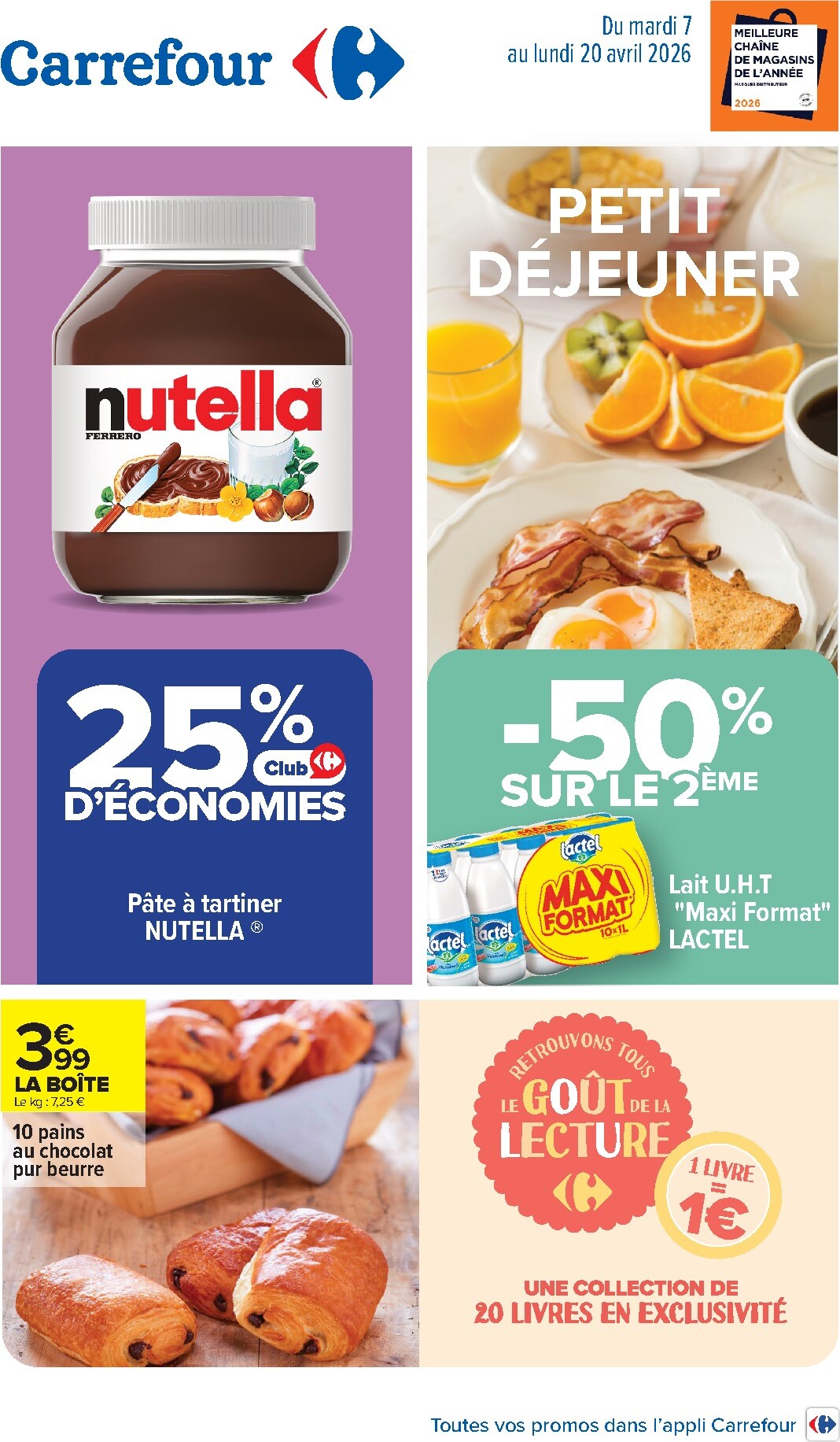 Catalogue Carrefour - Petit Déjeuner valable du 07/04/2026 au 20/04/2026