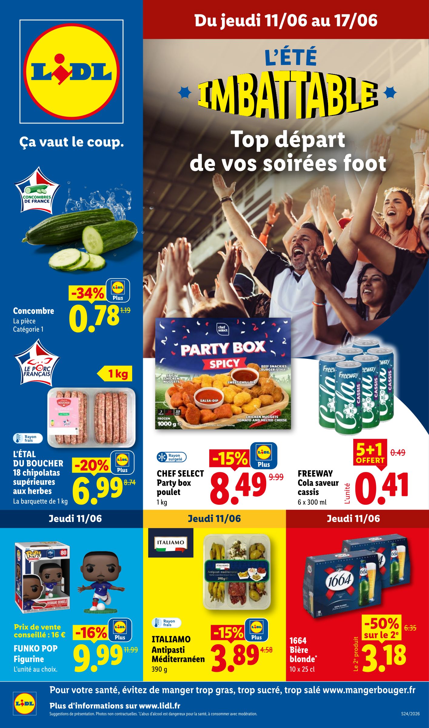 Flyer Lidl pour la semaine prochaine du de jeudi 11/06/2026 au du mercredi 17/06/2026