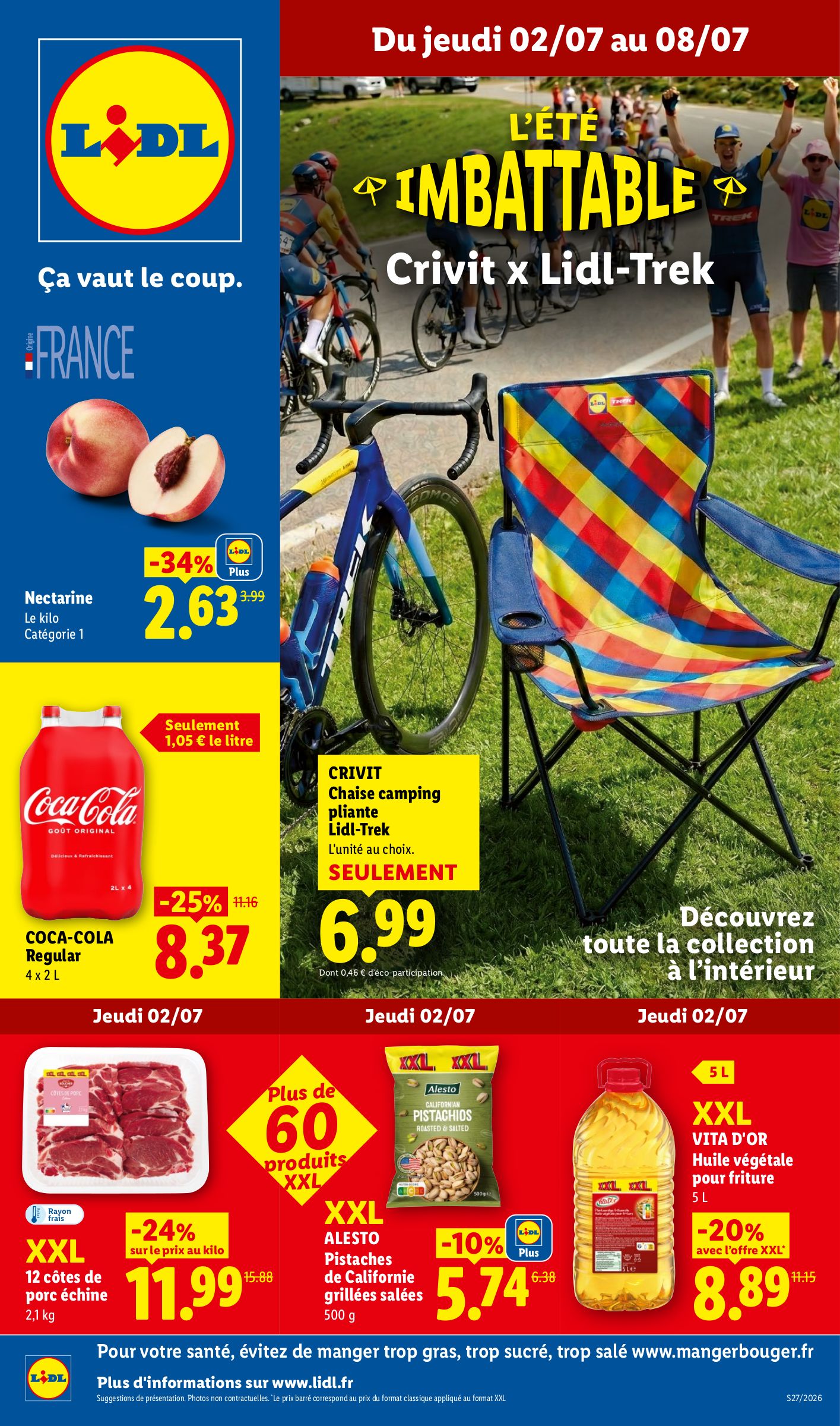 Flyer Lidl pour la semaine prochaine du de jeudi 02/07/2026 au du mercredi 08/07/2026