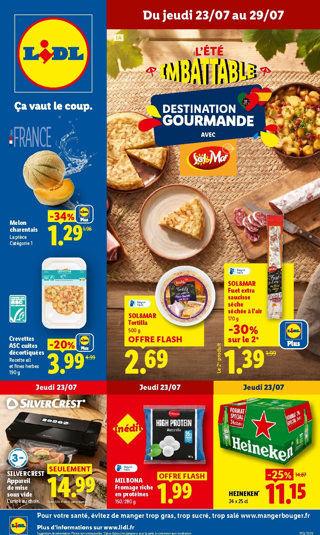 Catalogue Lidl valable du 23/07/2026 au 29/07/2026