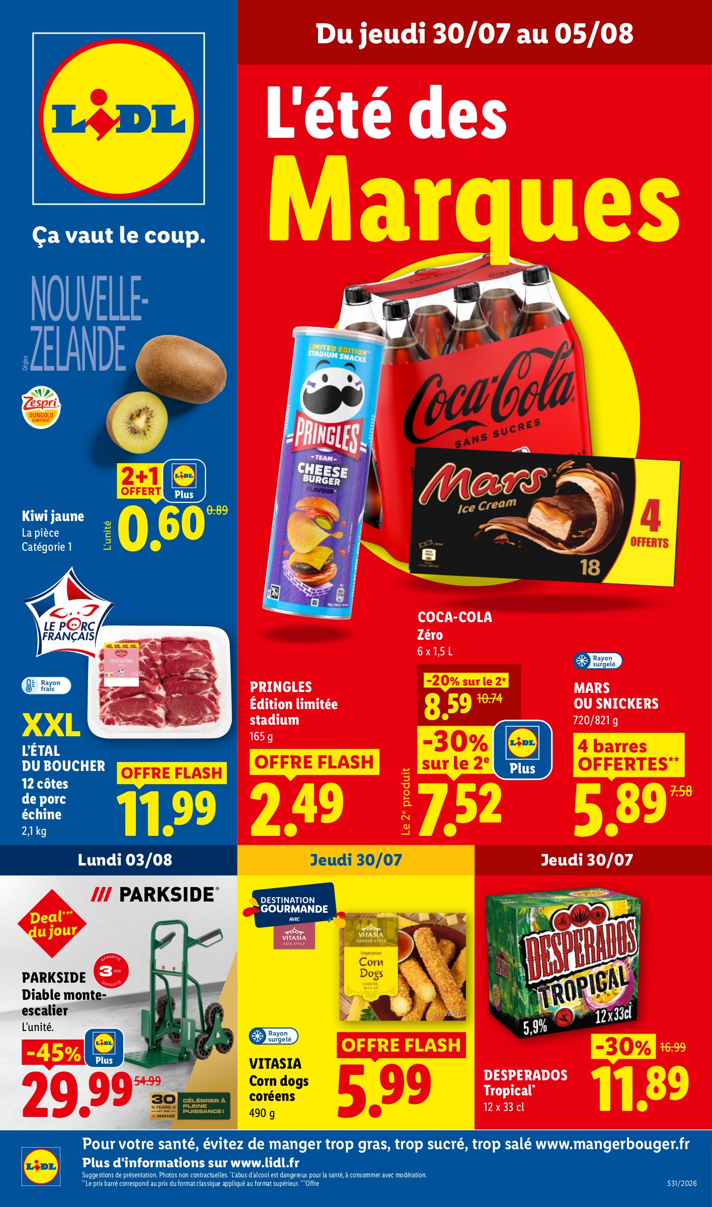 Current Lidl leaflet valid from de jeudi 30/07/2026 to du mercredi 05/08/2026