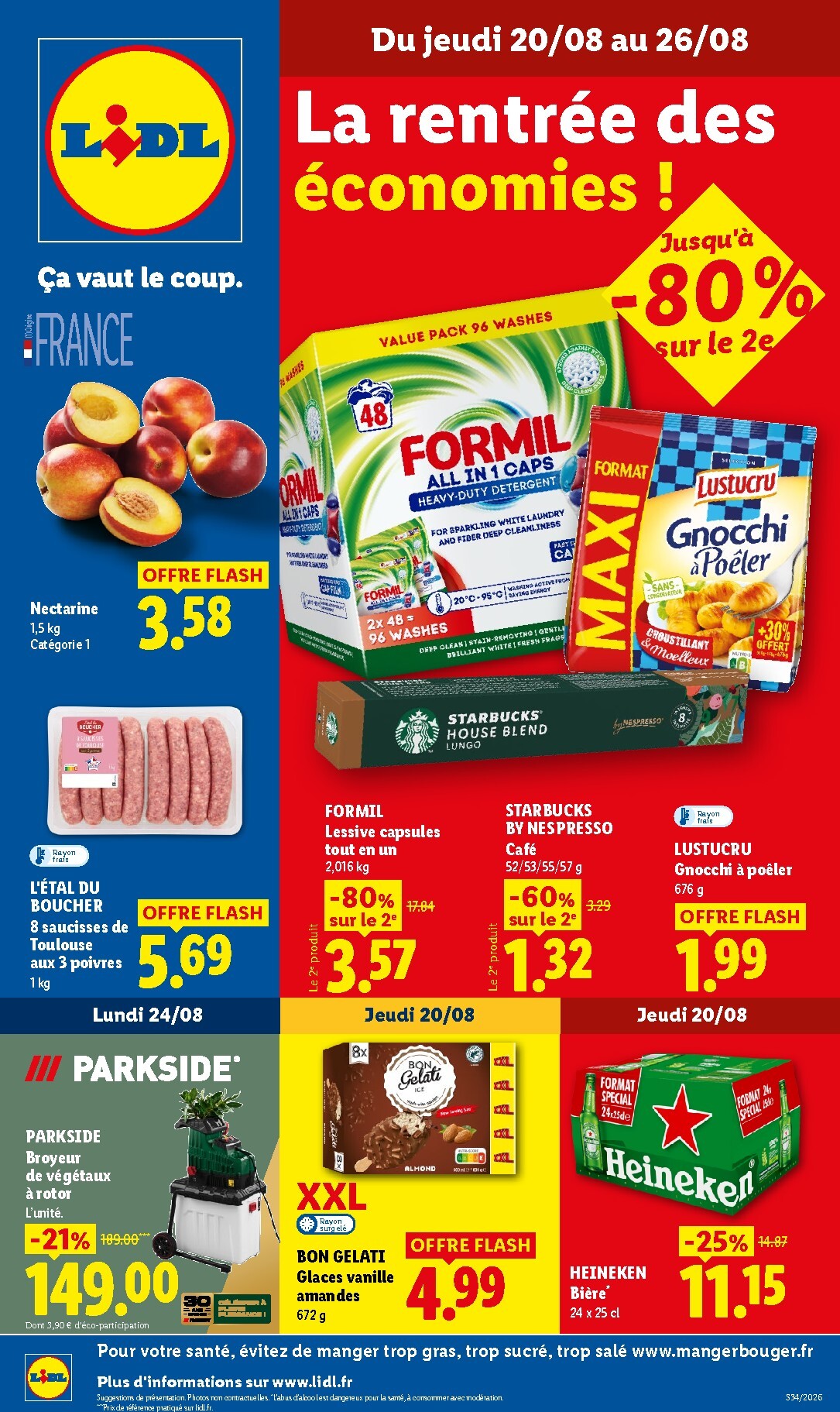 Flyer Lidl pour la semaine prochaine du de jeudi 20/08/2026 au du mercredi 26/08/2026