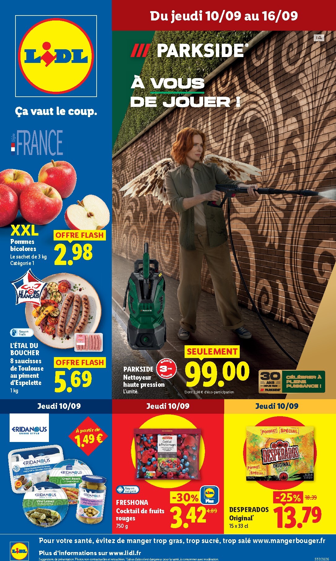Flyer Lidl pour la semaine prochaine du de jeudi 10/09/2026 au du mercredi 16/09/2026