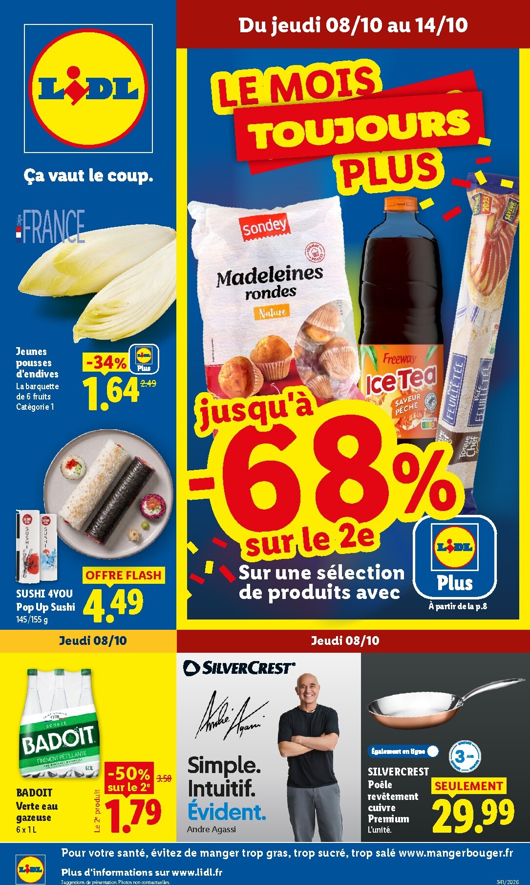 Flyer Lidl pour la semaine prochaine du de jeudi 08/10/2026 au du mercredi 14/10/2026