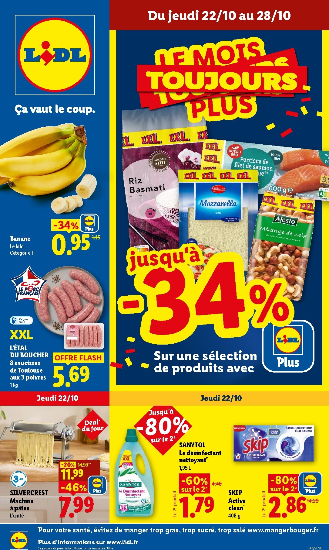 Flyer Lidl pour la semaine prochaine du de jeudi 22/10/2026 au du mercredi 28/10/2026