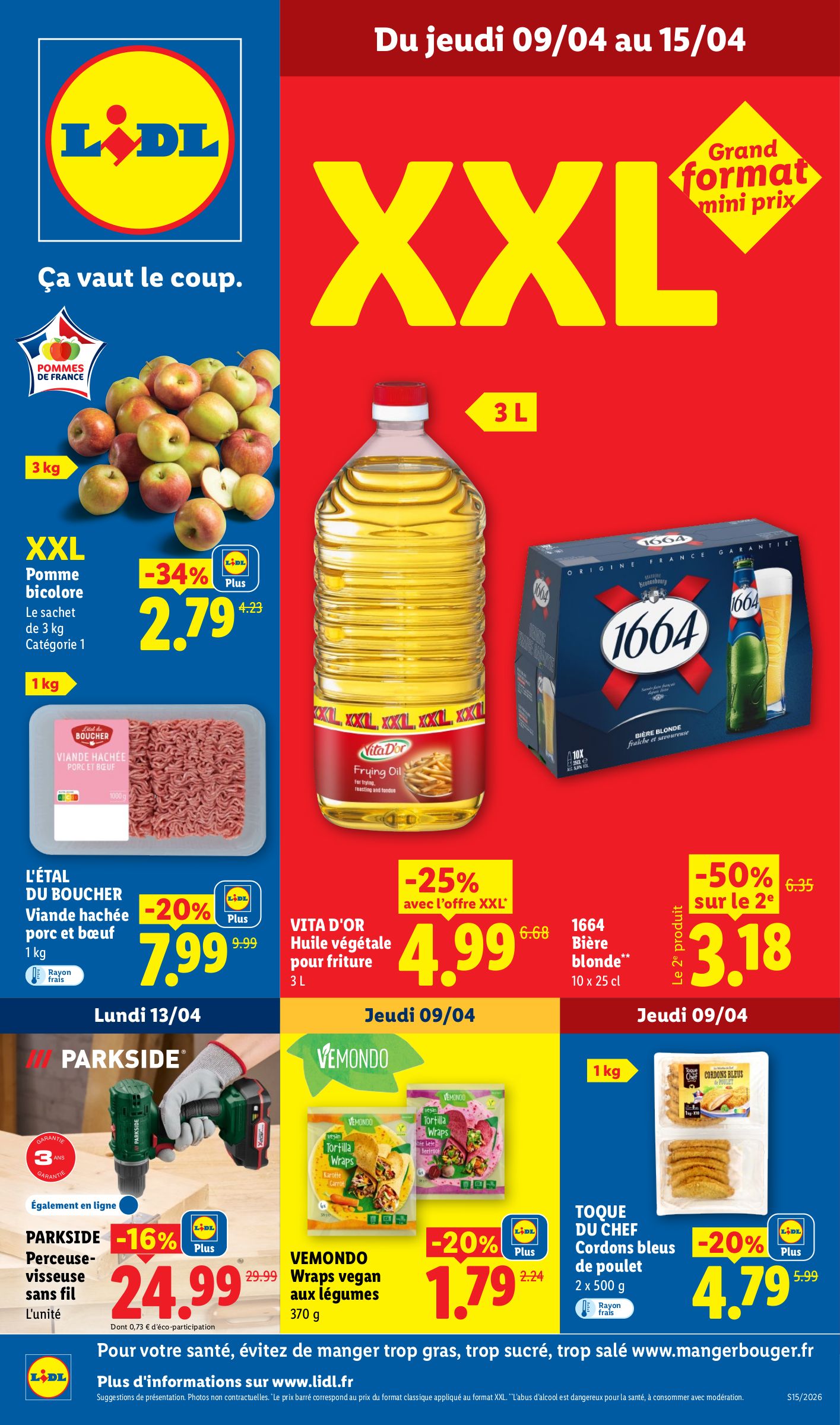 Catalogue Lidl valable du 09/04/2026 au 15/04/2026