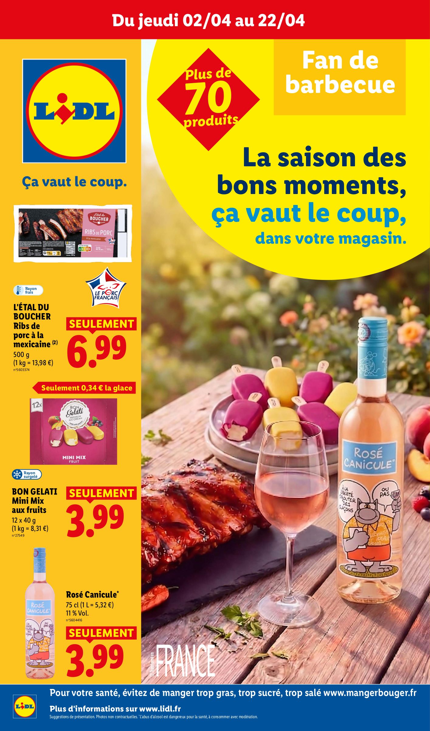 Catalogue Lidl - Fan de barbecue valable du 02/04/2026 au 22/04/2026