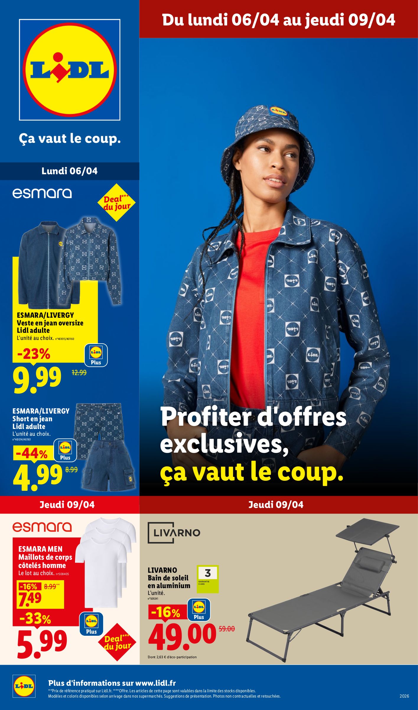 Catalogue Lidl - Les bonnes affaires de la semaine valable du 06/04/2026 au 09/04/2026