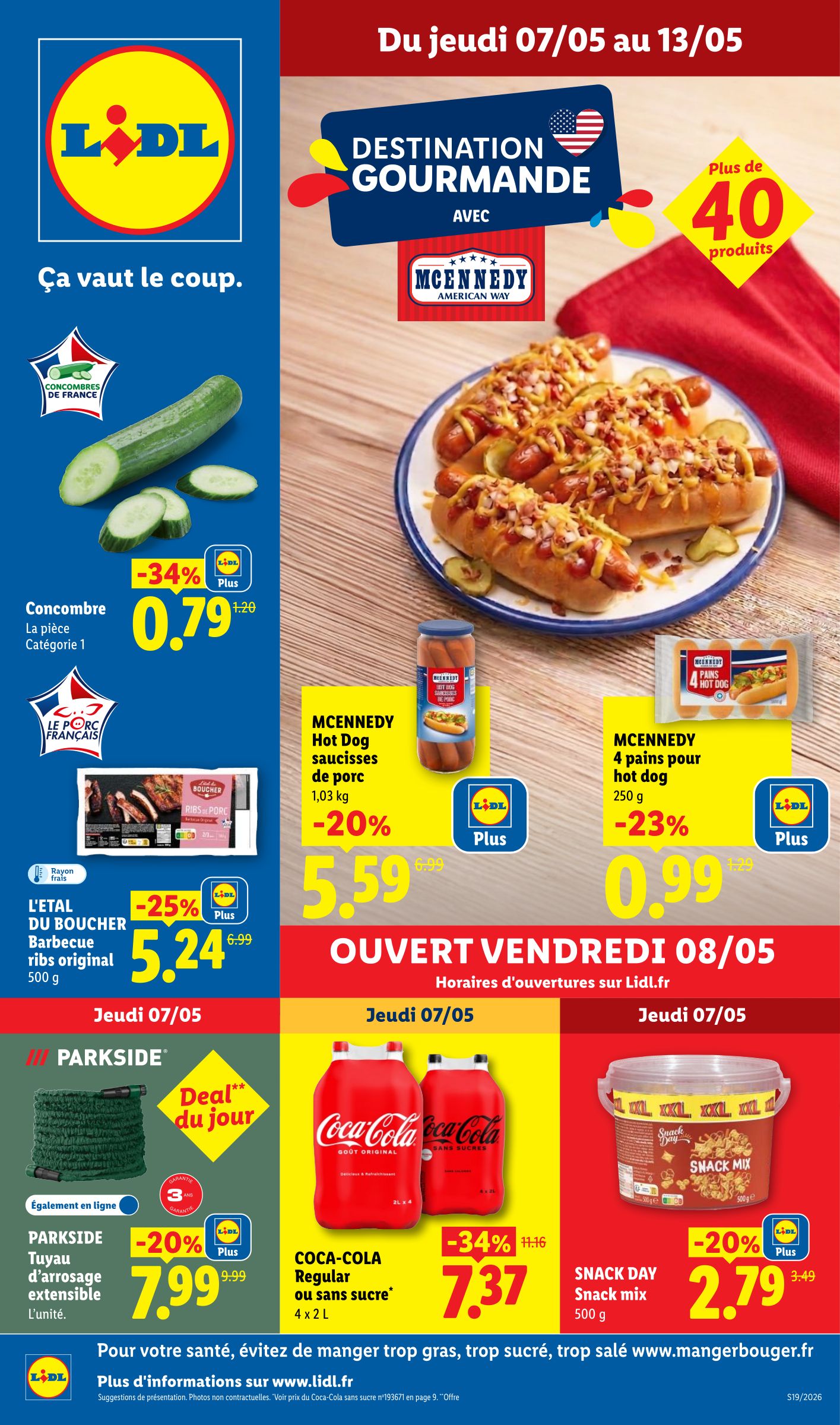 Flyer Lidl pour la semaine prochaine du de jeudi 07/05/2026 au du mercredi 13/05/2026