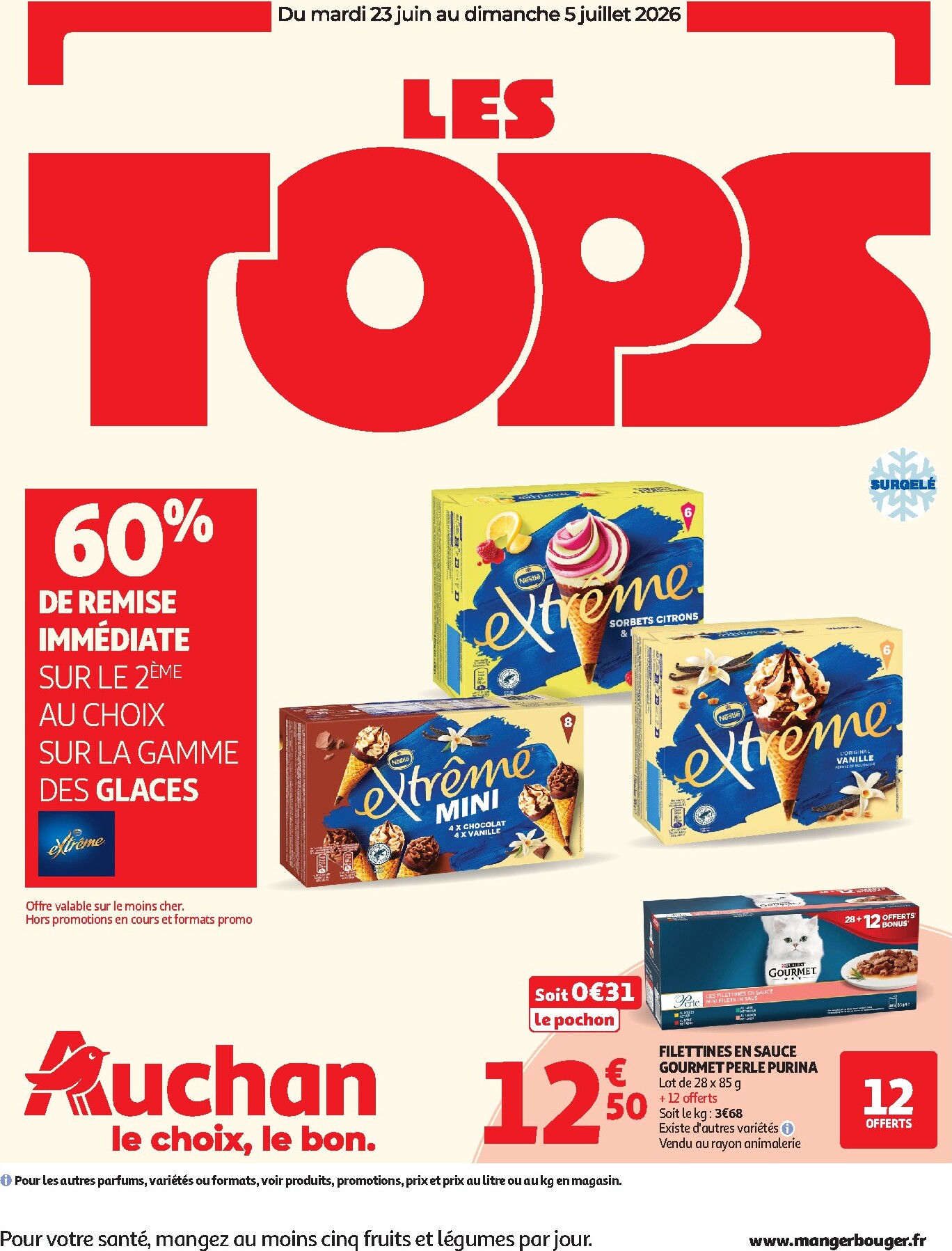 Flyer Auchan pour la semaine prochaine du du mardi 23/06/2026 au du dimanche 05/07/2026