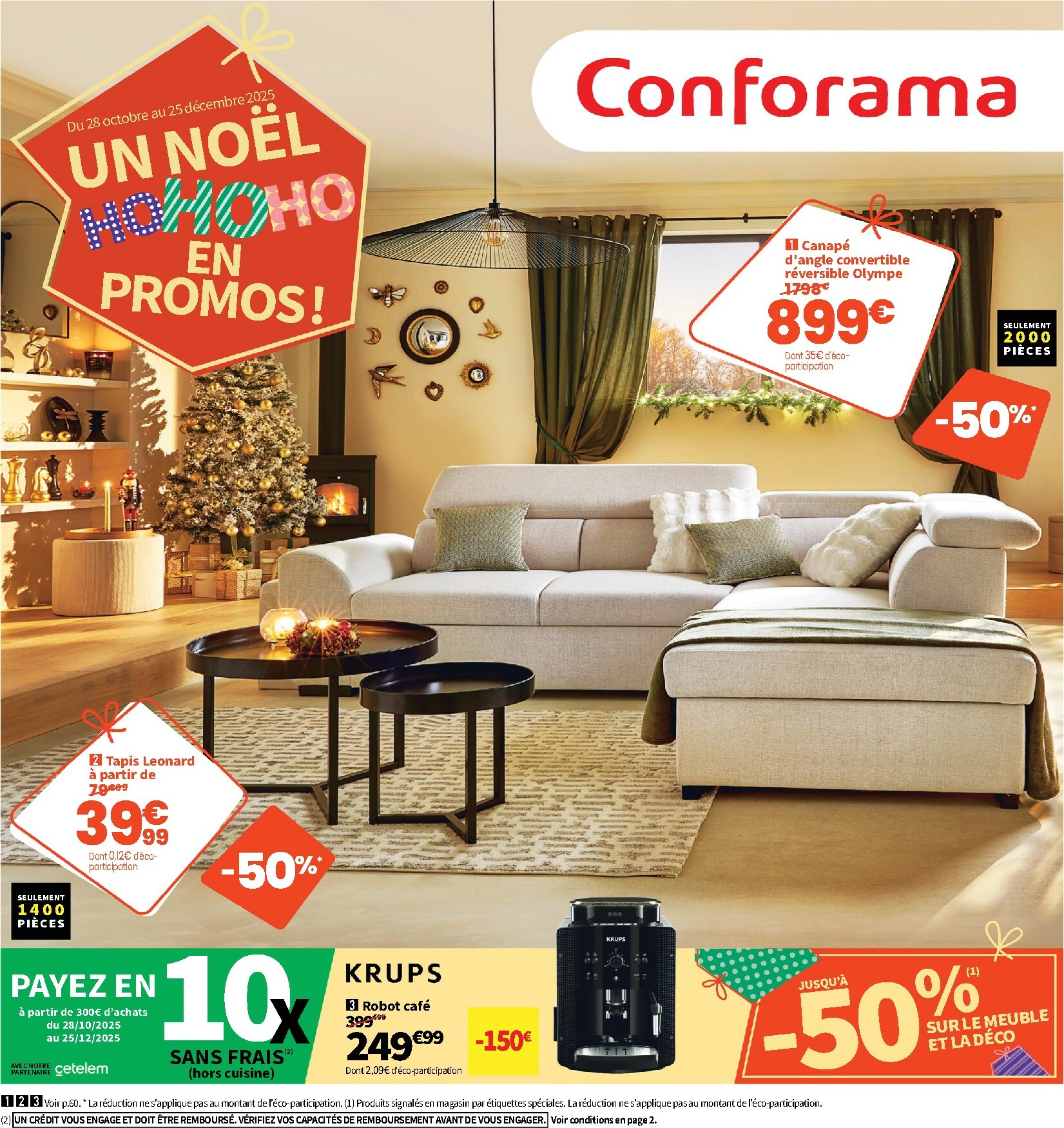 Catalogue Conforama valable du 28/10 au 25/12