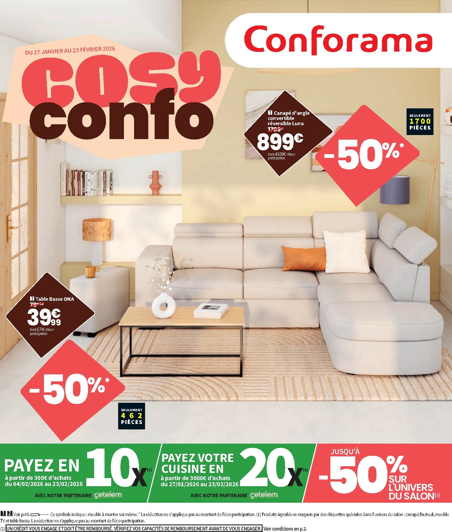 Catalogue Conforama valable du 27/01/2026 au 23/02/2026