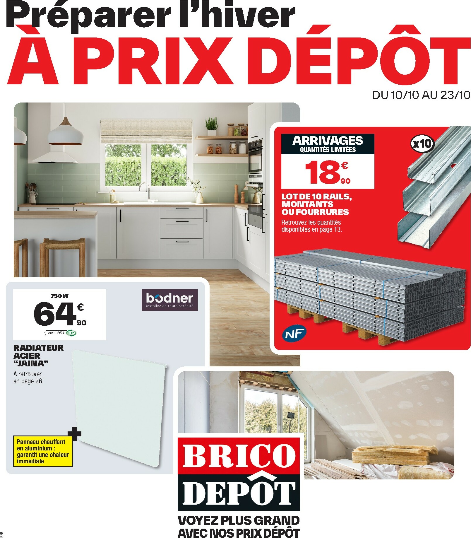 Catalogue Brico Dépôt valable du 10/10 au 23/10