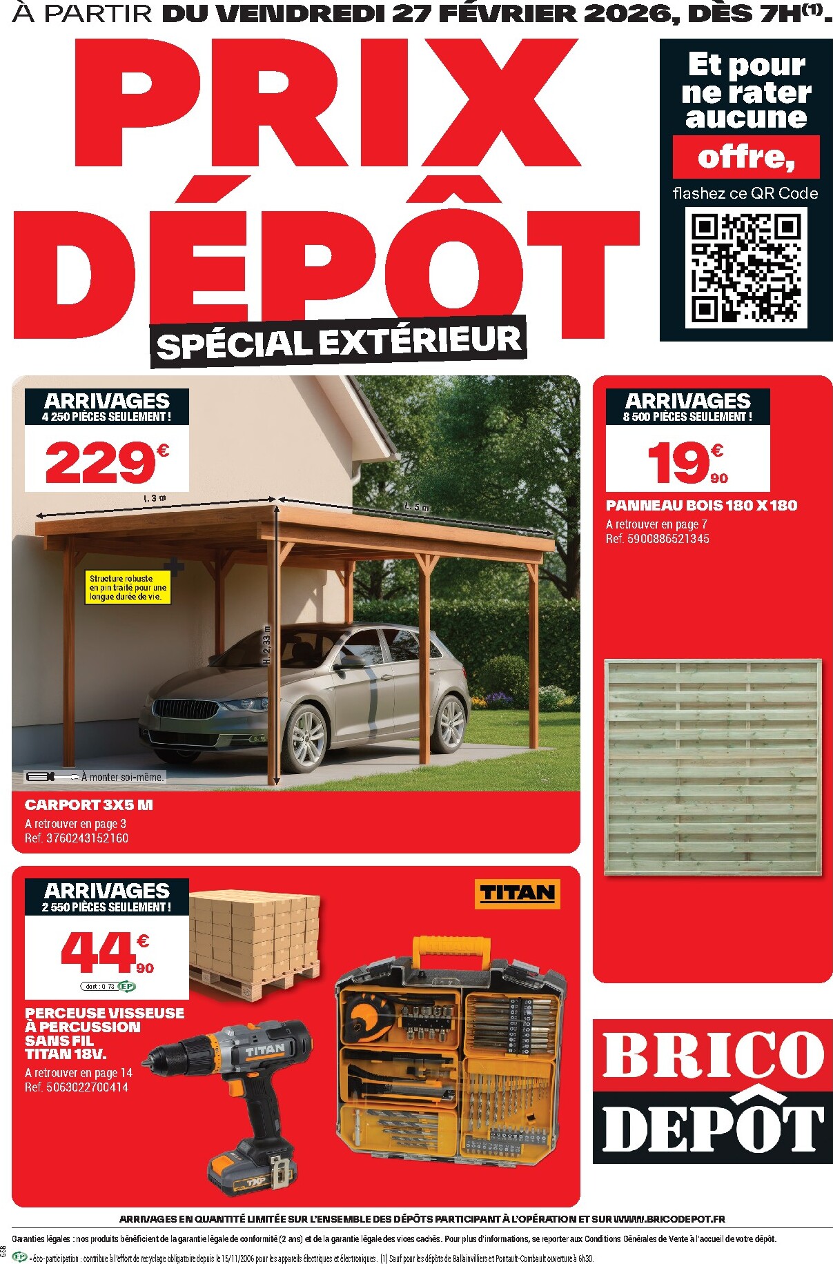 Catalogue Brico Dépôt valable du 27/02/2026 au 12/03/2026