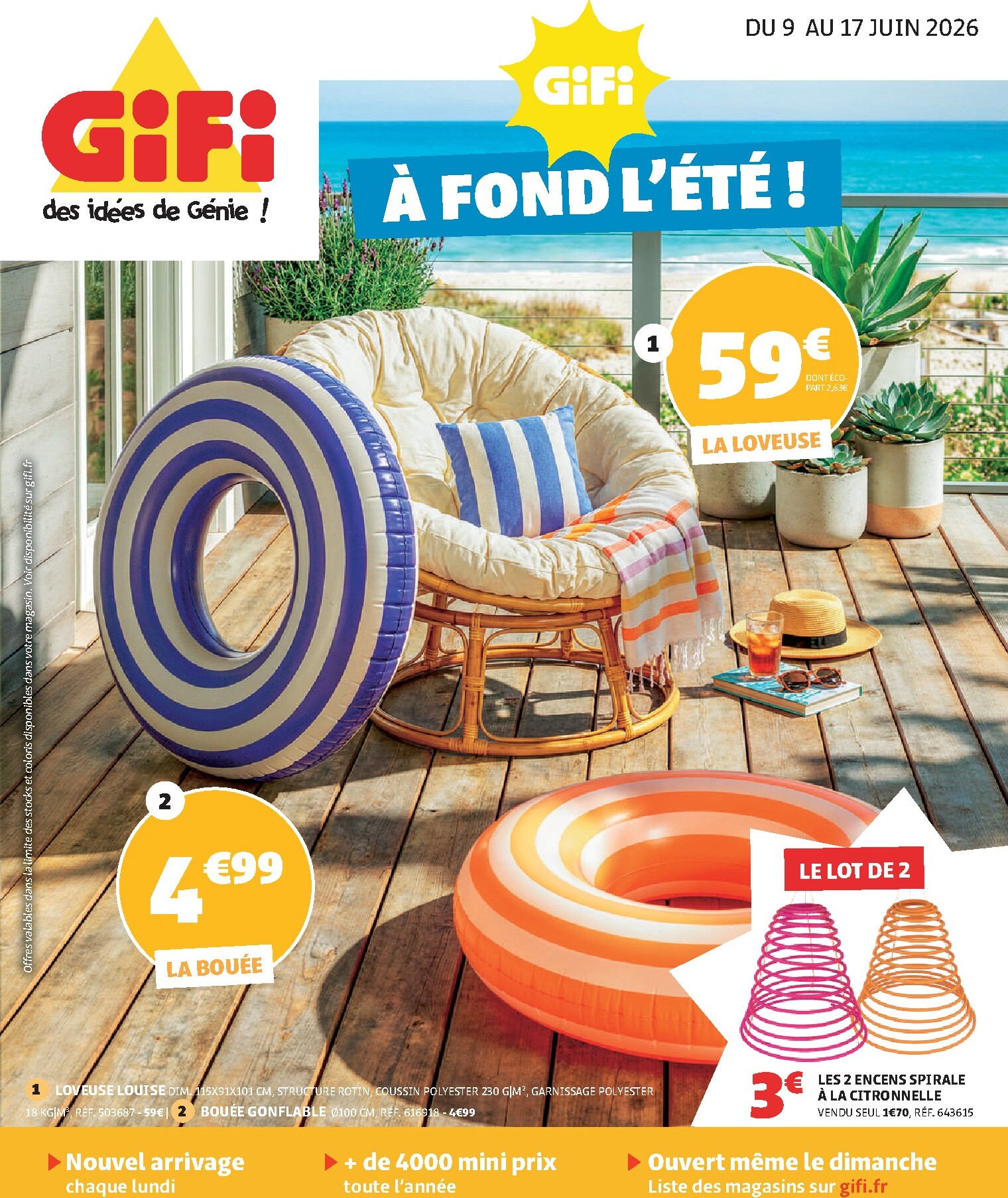 Current Gifi leaflet valid from du mardi 09/06/2026 to du mercredi 17/06/2026