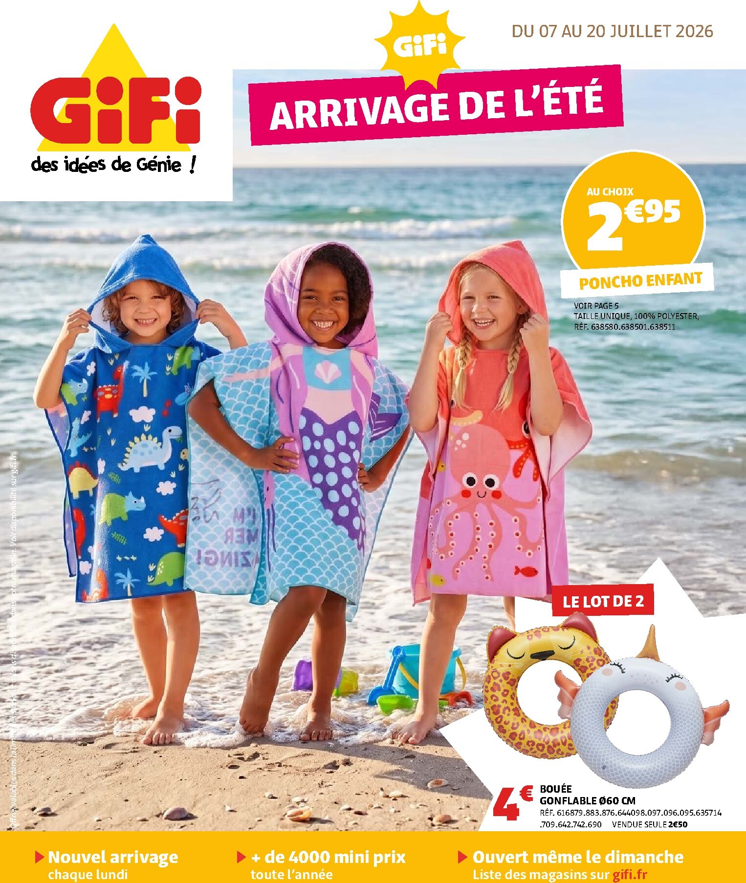 Current Gifi leaflet valid from du mardi 07/07/2026 to du lundi 20/07/2026