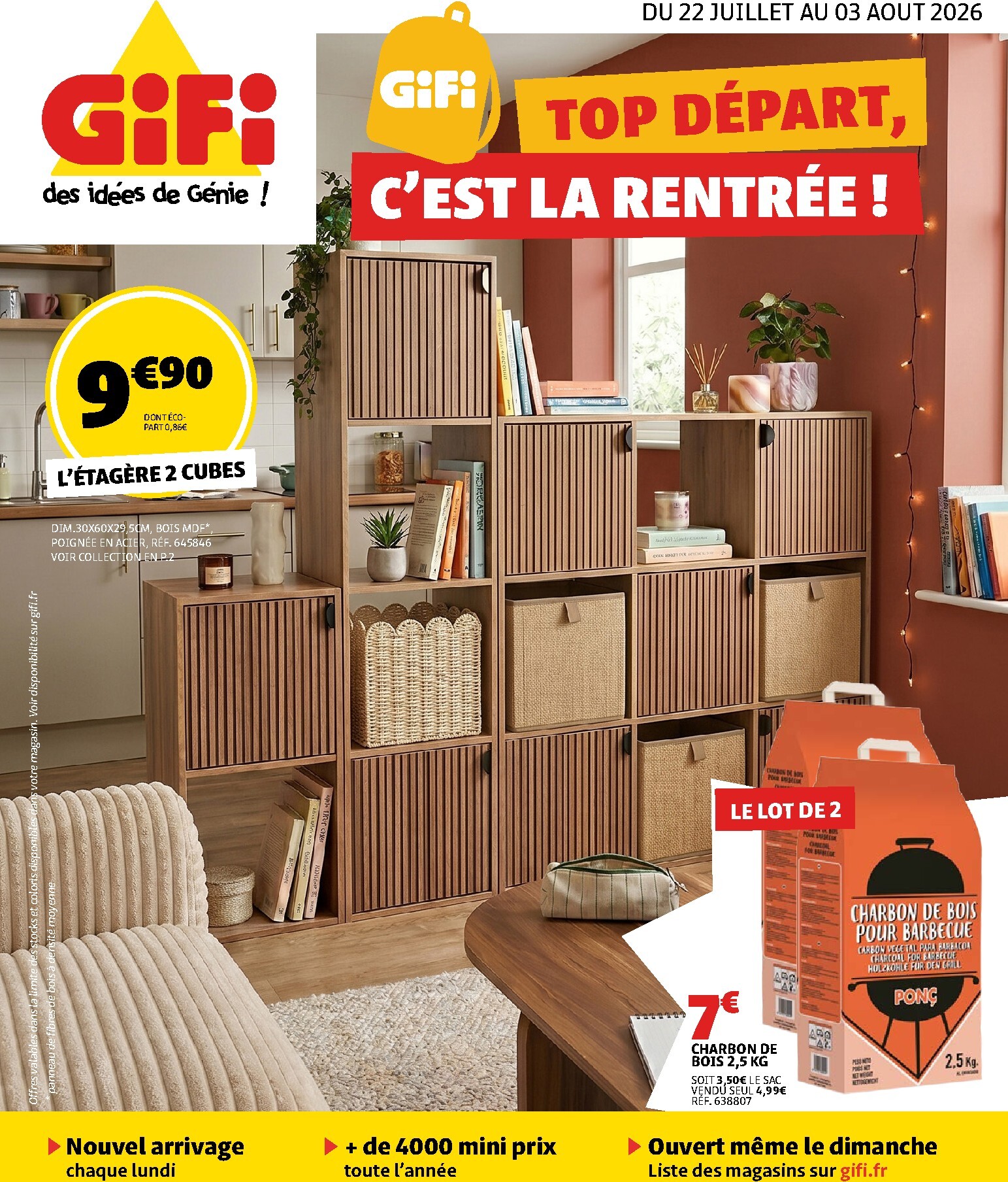 Current Gifi leaflet valid from du mercredi 22/07/2026 to du lundi 03/08/2026