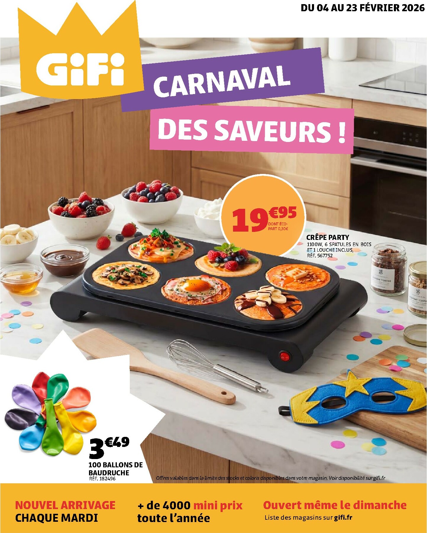 Catalogue Gifi valable du 04/02/2026 au 23/02/2026