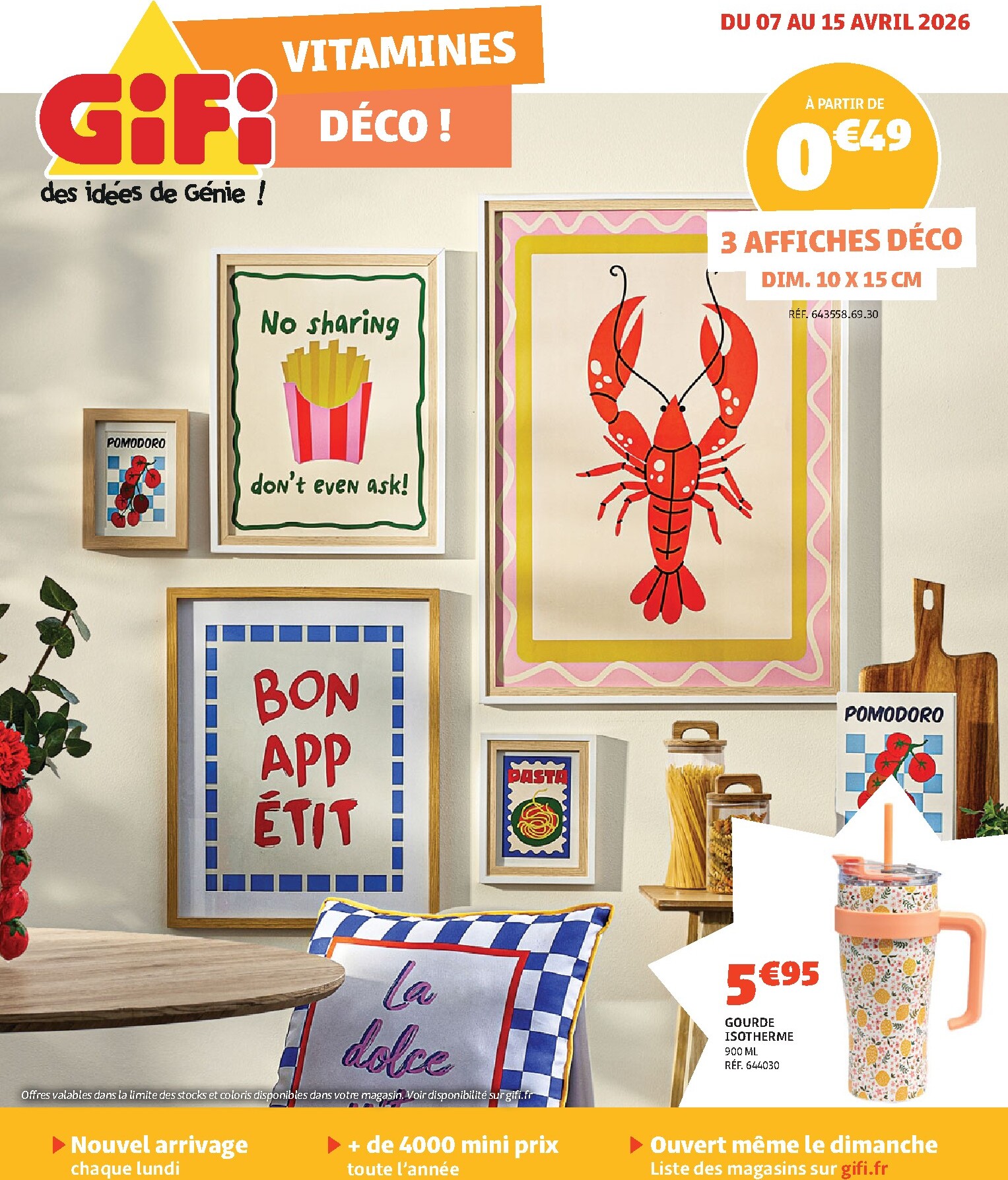 Catalogue Gifi valable du 07/04/2026 au 15/04/2026