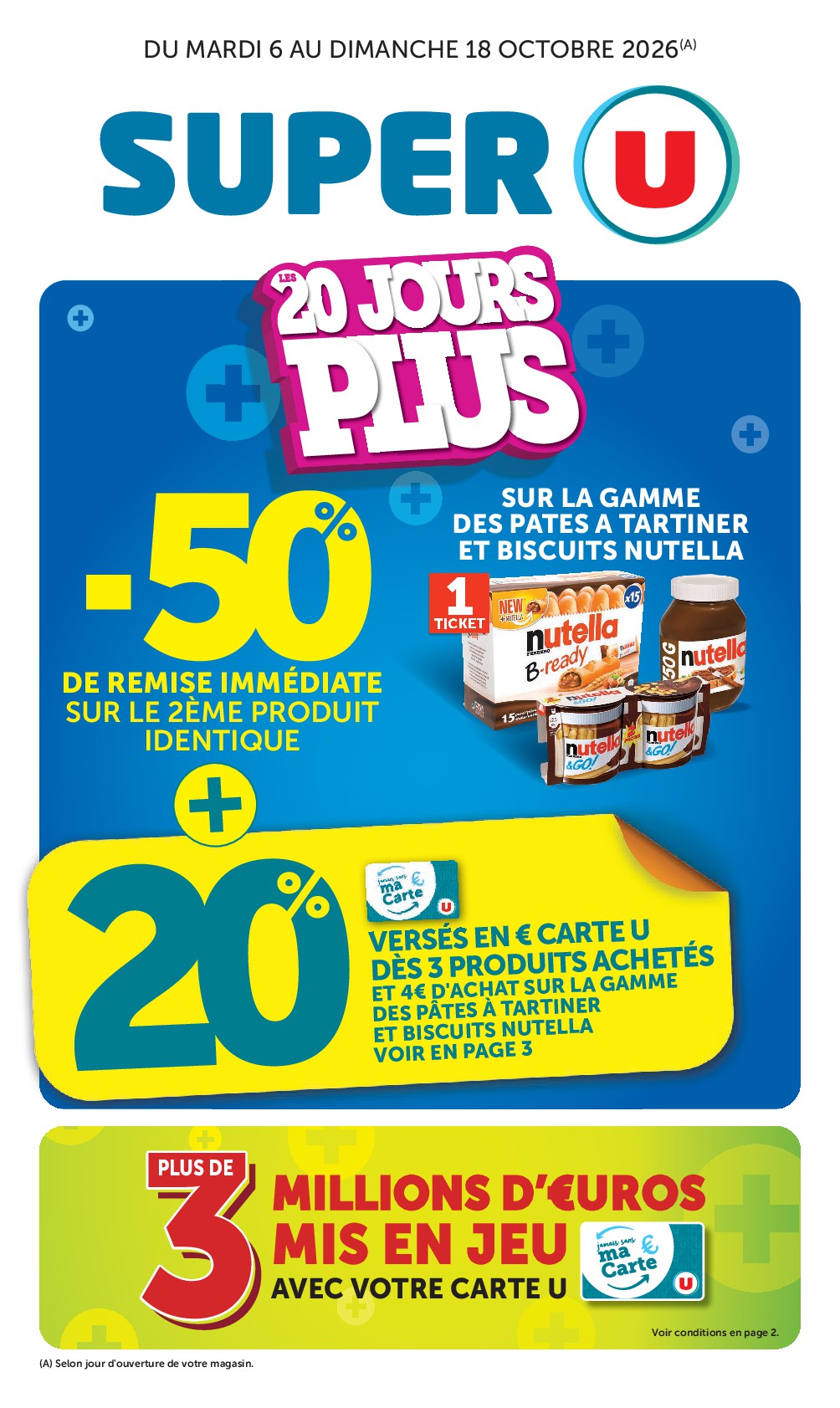 Prospectus Super U valide du du mardi 06/10/2026 au du dimanche 18/10/2026